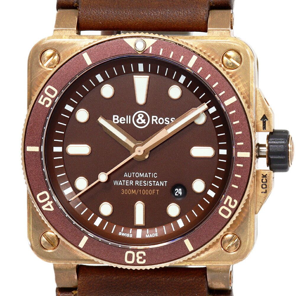 Other Other Bell & Ross Brown Dial BR03-92 Diver Heritage Watch BR0392-D-BR-BR Limited Metal Automatic BR0392-D-BR-BR Size ONE SIZE - 1 Thumbnail