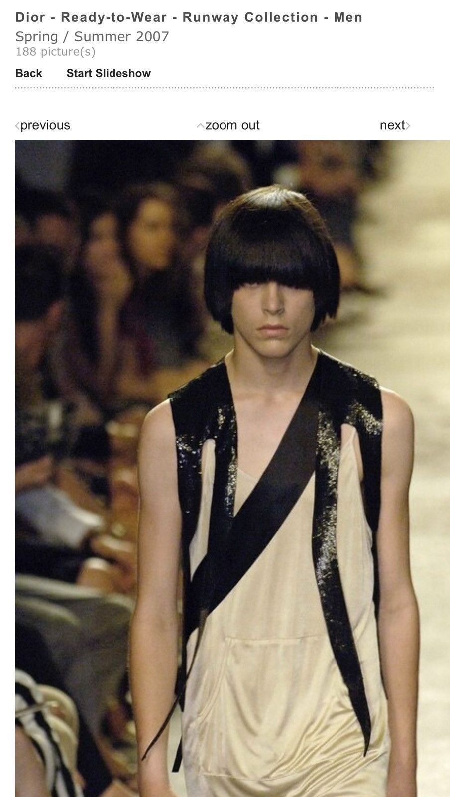 Dior SS07 hedi slimane silk sequin runway vest Size US M / EU 48-50 / 2 - 2 Thumbnail
