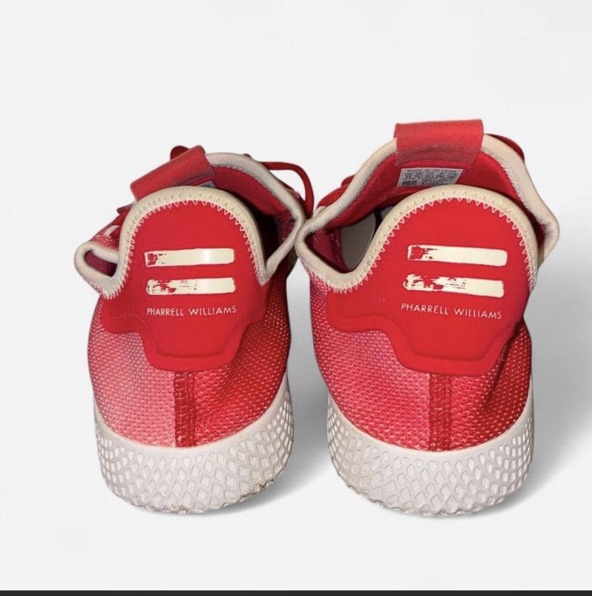 Adidas × Pharrell 11M Adidas x Pharrell Williams Scarlet red trainers Size US 11 / EU 44 - 3 Thumbnail