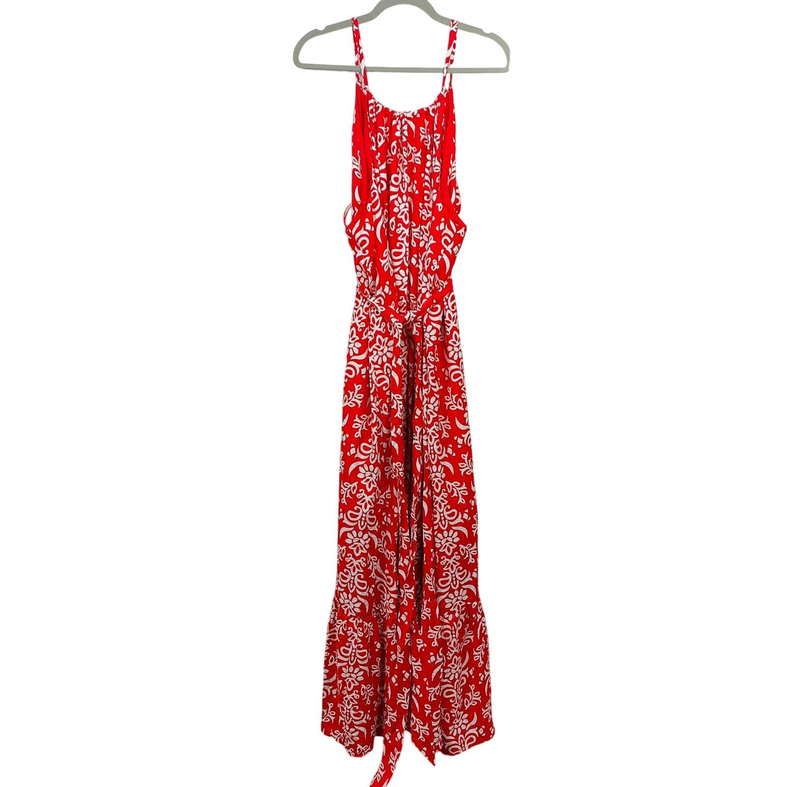 Other Skies Are Blue Curvy Maxi Dress Womens 3X Red Floral Size 3XL / US 20-22 - 1 Thumbnail