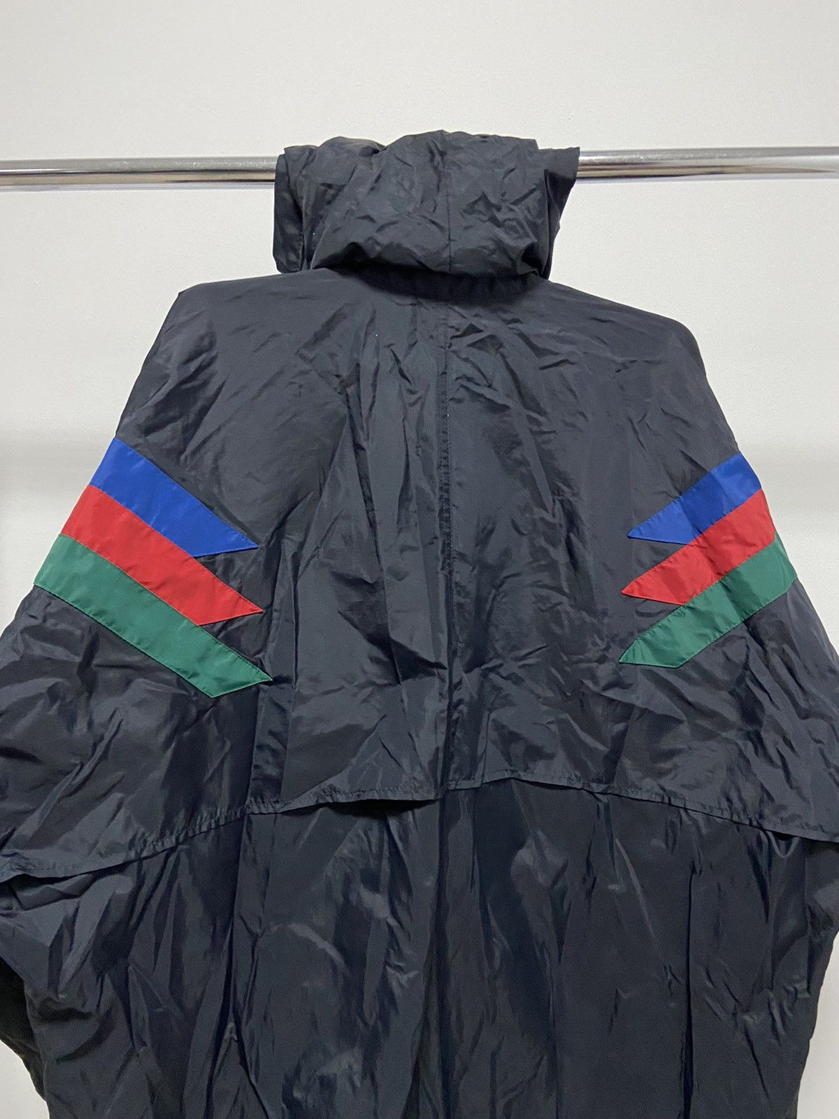 Adidas × Vintage Adidas Vintage Windbreaker Light Jacket Stripes Raincoat Size US XL / EU 56 / 4 - 4 Thumbnail