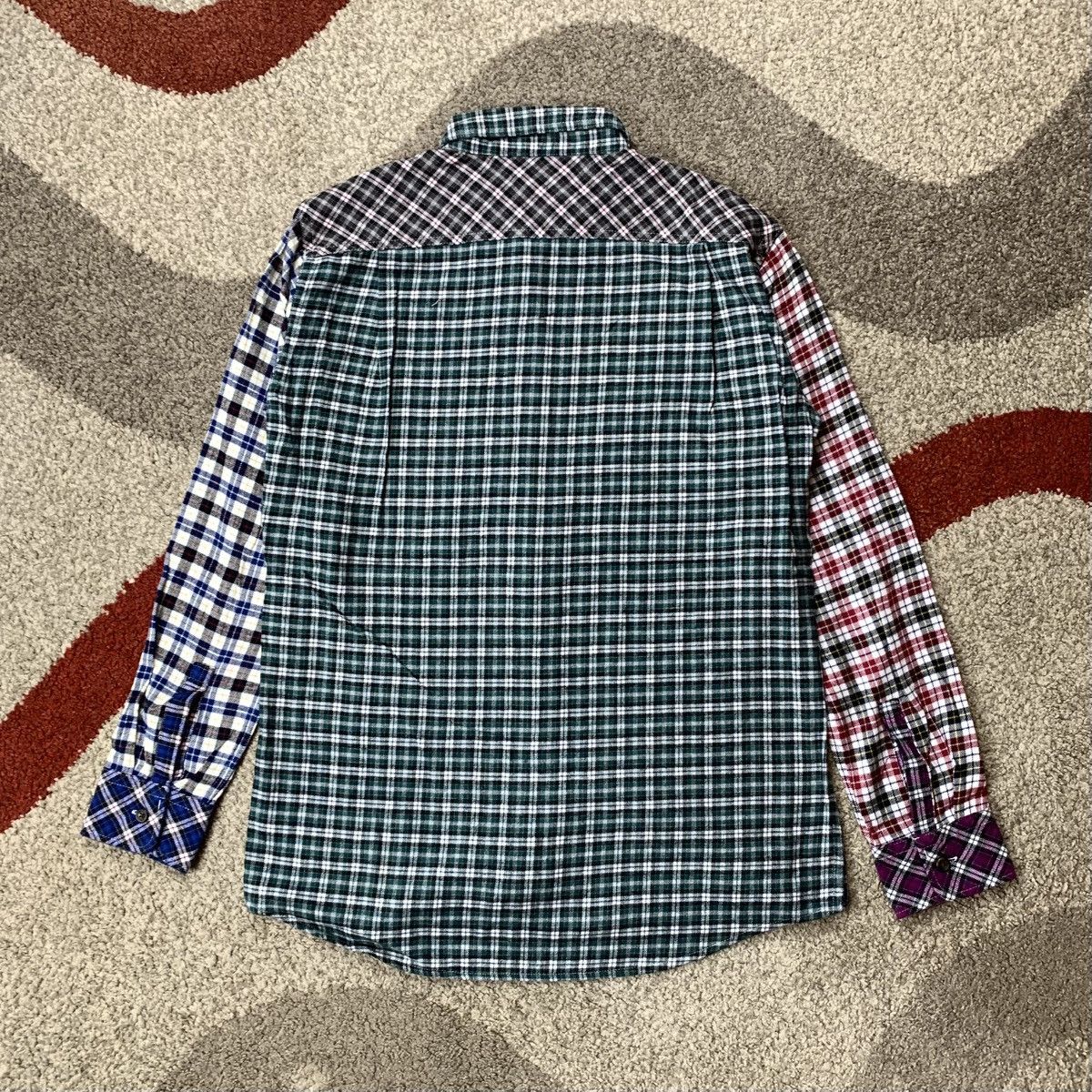 Uniqlo Uniqlo Flannel Needles Patchwork Size US M / EU 48-50 / 2 - 5 Thumbnail