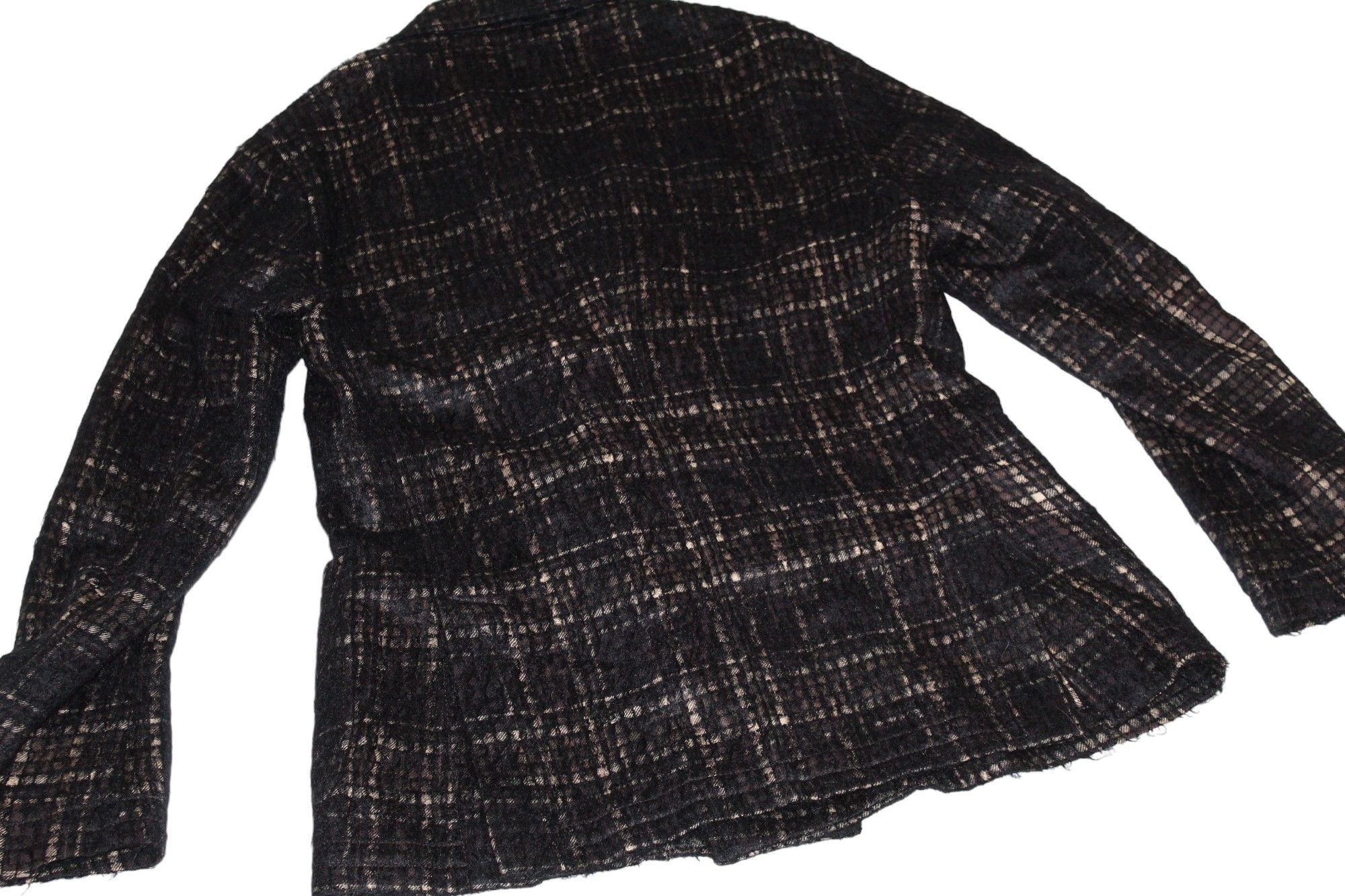 THE GIGI The Gigi Brushed Cotton-Wool Plaid Double Breasted Jacket Size US M / EU 48-50 / 2 - 18 Thumbnail