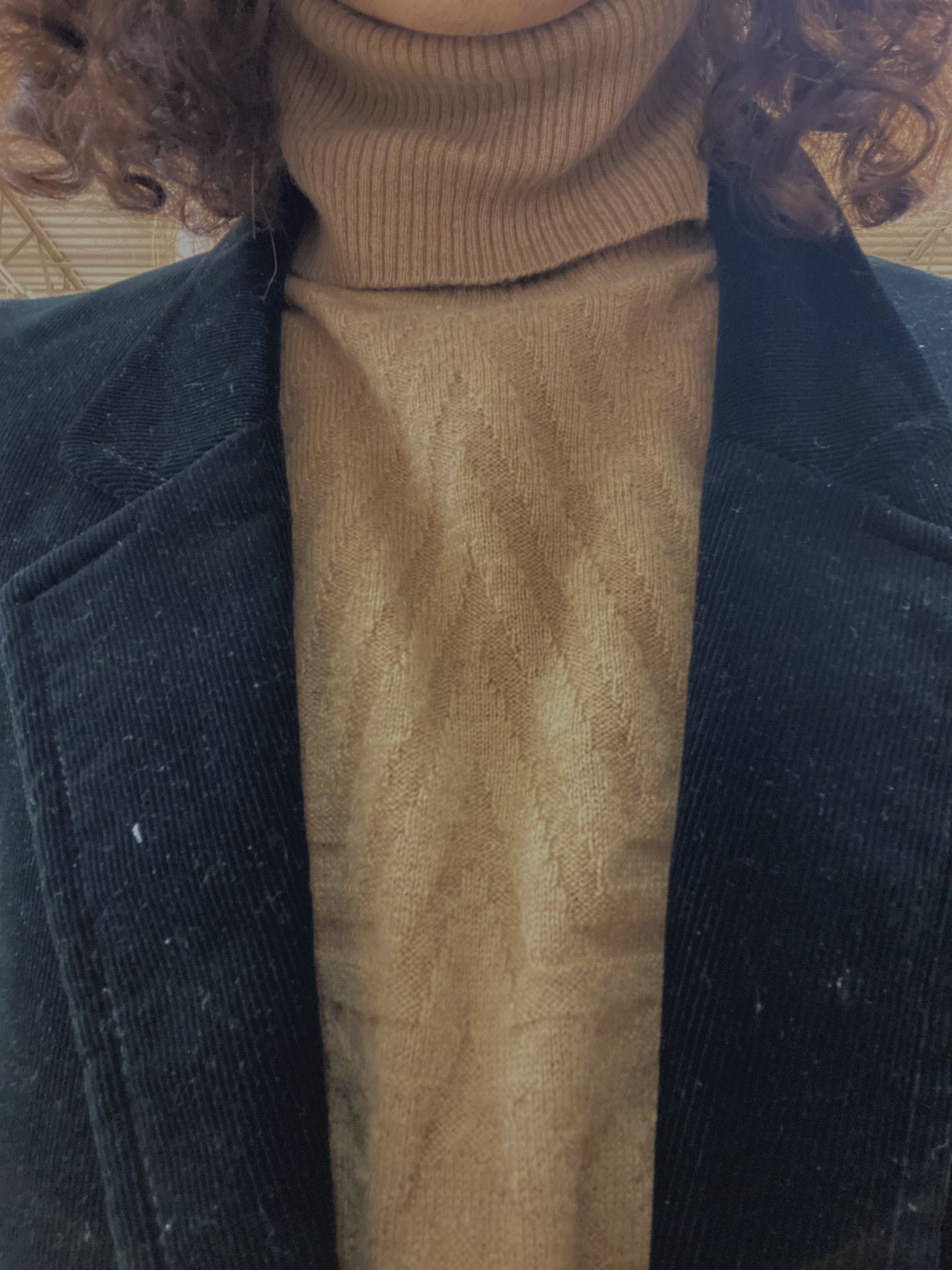 Number (N)ine AW01 "Standards" Camelhair Star Sweater Size US M / EU 48-50 / 2 - 5 Thumbnail