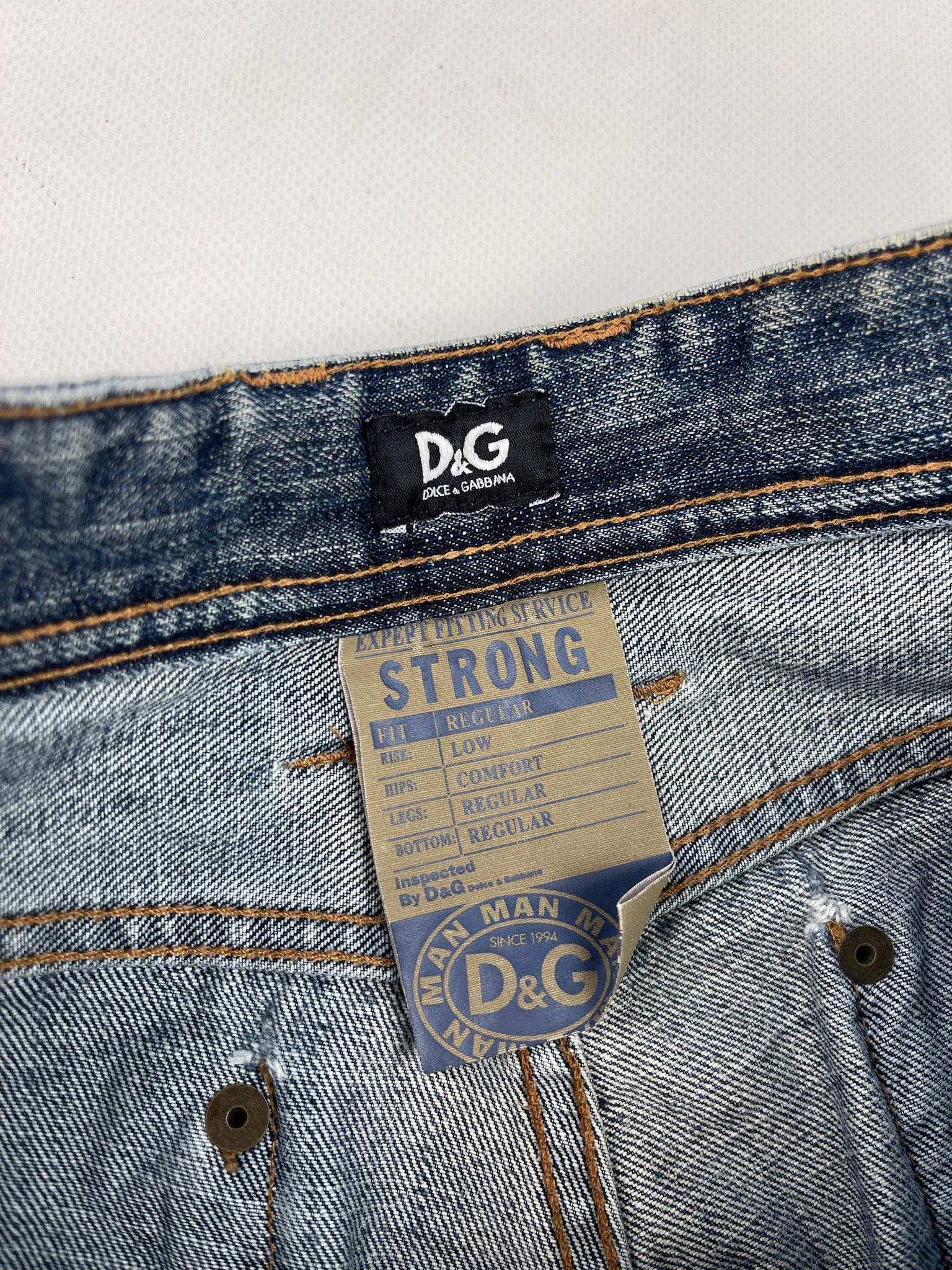 Dolce & Gabbana Vintage Dolce Gabbana Jeans Distressed Denim Size US 31 - 6 Thumbnail