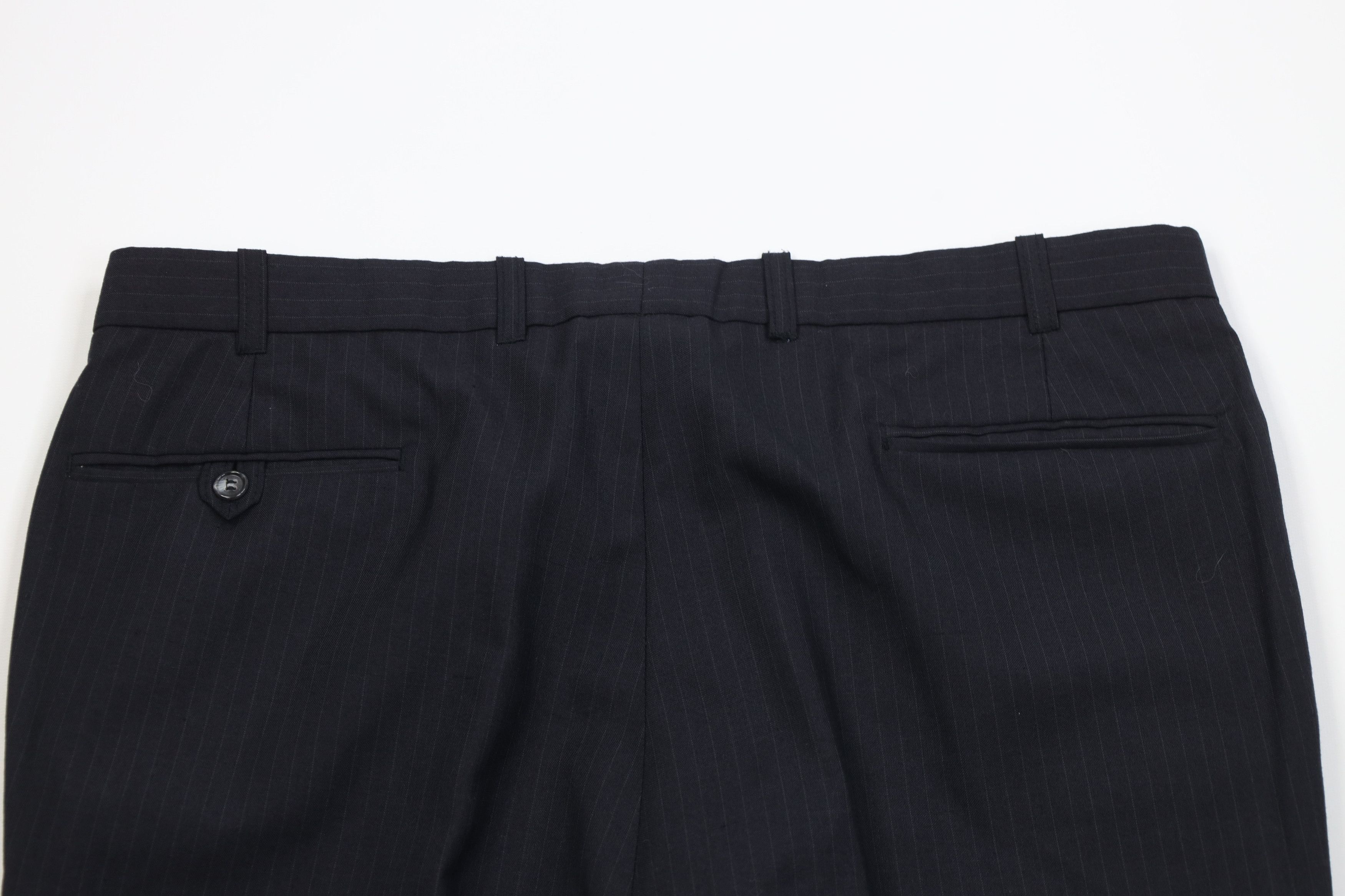 Vintage Vintage 70s Streetwear Pinstriped Wide Leg Chino Pants Size US 38 / EU 54 - 10 Thumbnail