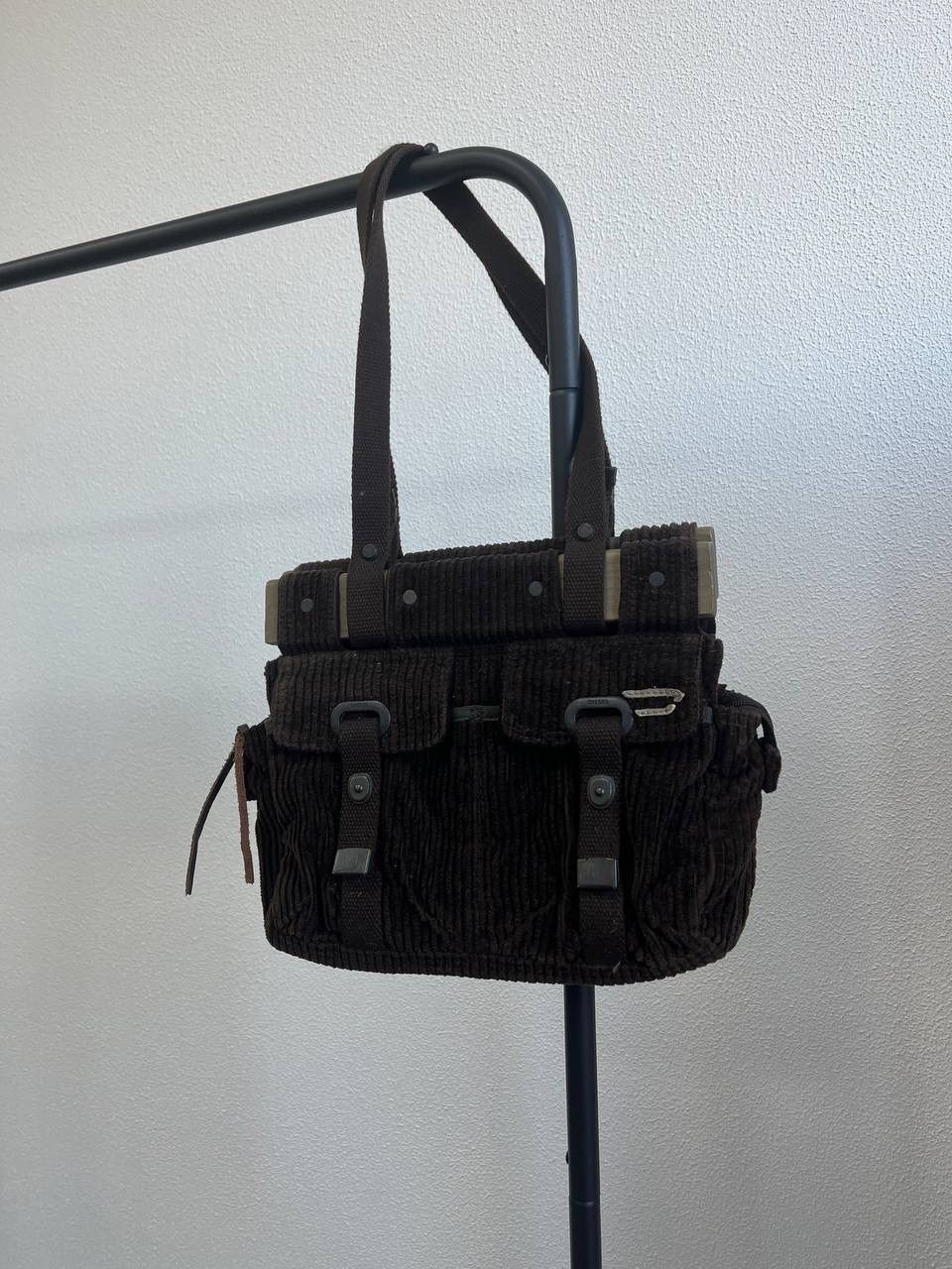 Diesel × Vintage Vintage Diesel y2k Velvet Logo Bag Size ONE SIZE - 1 Thumbnail