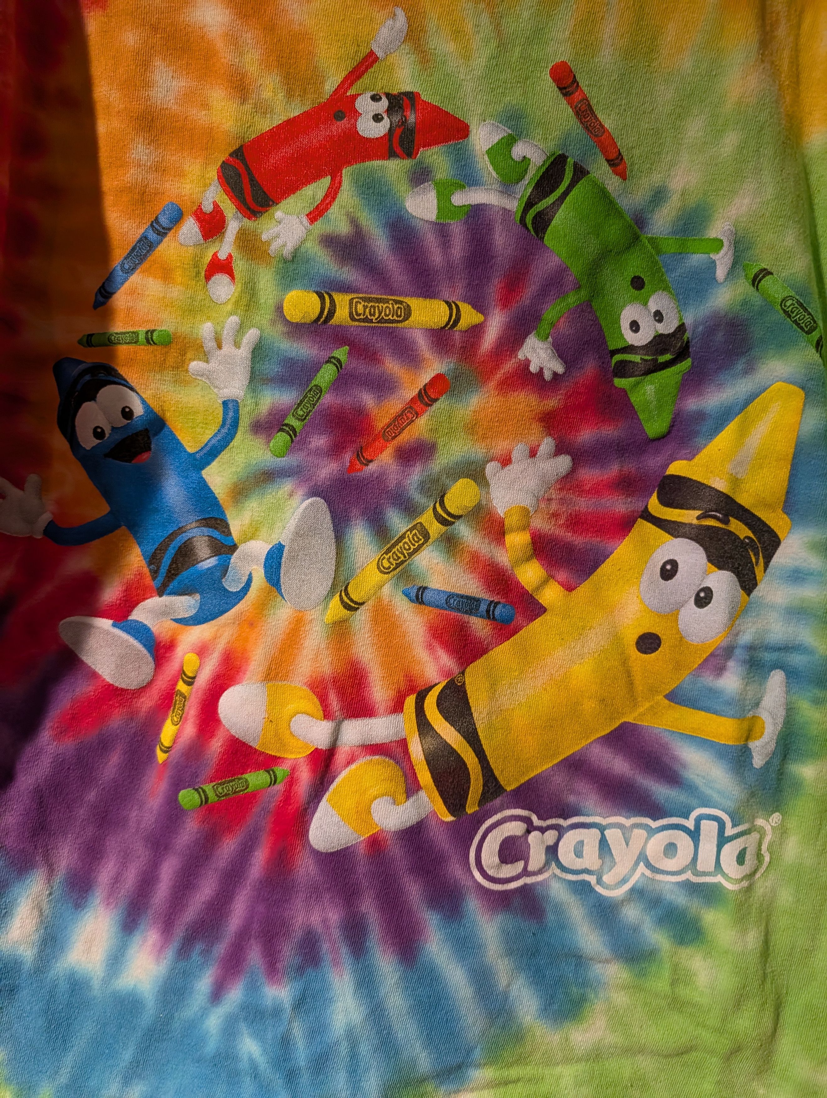 Arts & Science Vintage Y2K Crayola Experience Tie Dye Kids Large T-Shirt Size US L / EU 52-54 / 3 - 2 Thumbnail