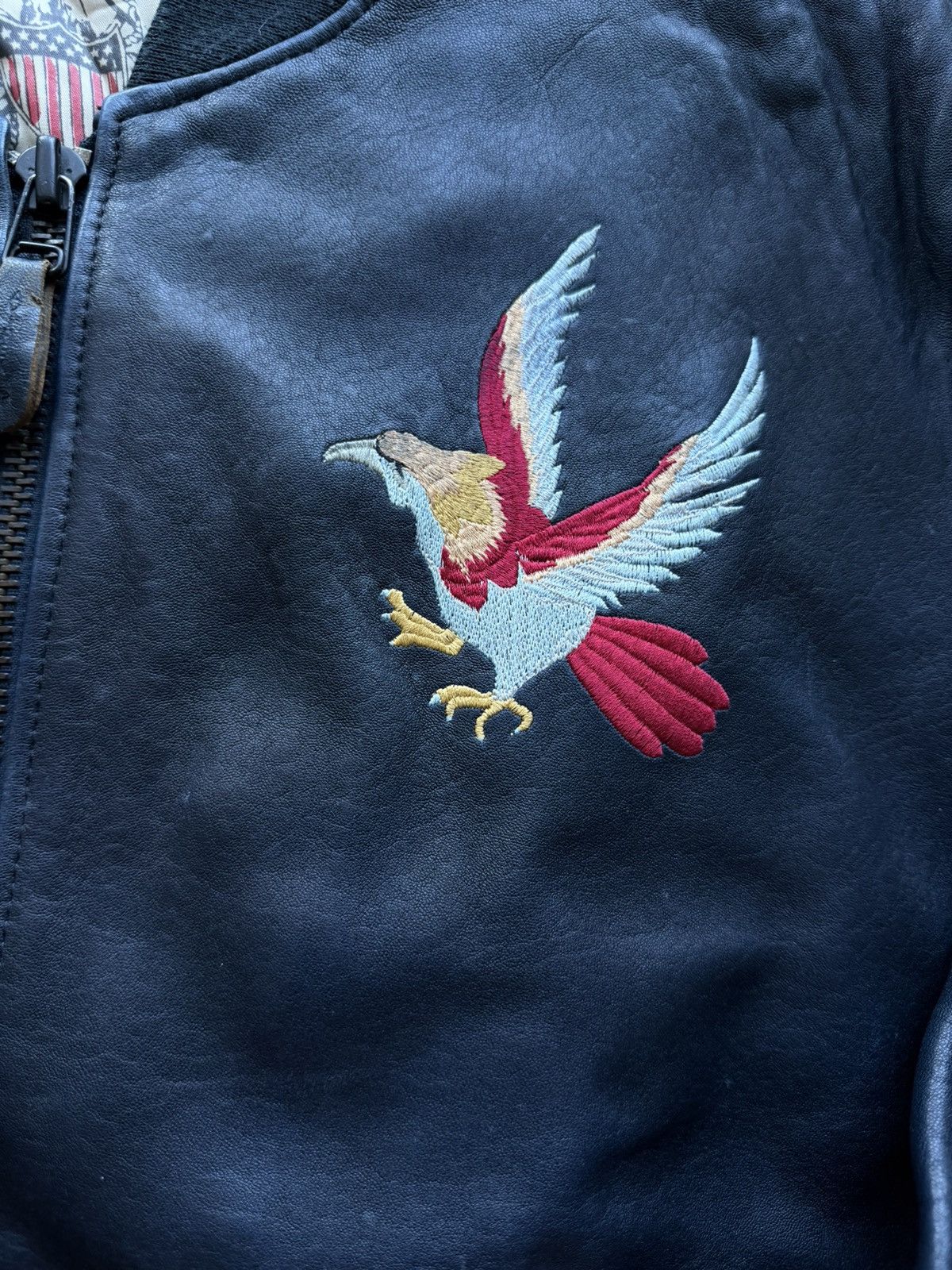 Avirex Vintage Avirex leather bomber Size US L / EU 52-54 / 3 - 5 Thumbnail
