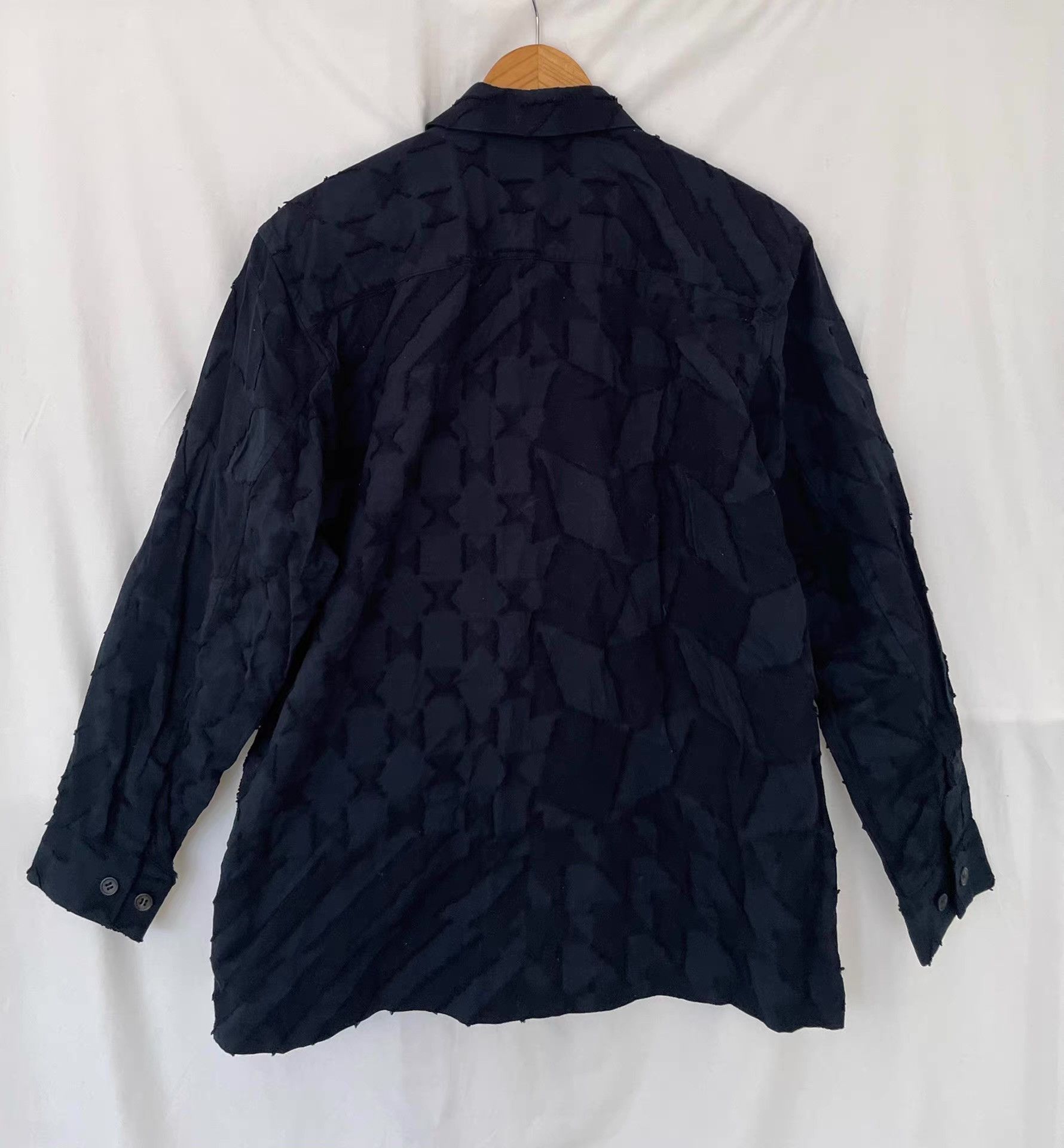 Issey Miyake Issey Miyake Men Patchwork Decorated Shirt Ｑ21 Size US M / EU 48-50 / 2 - 2 Thumbnail