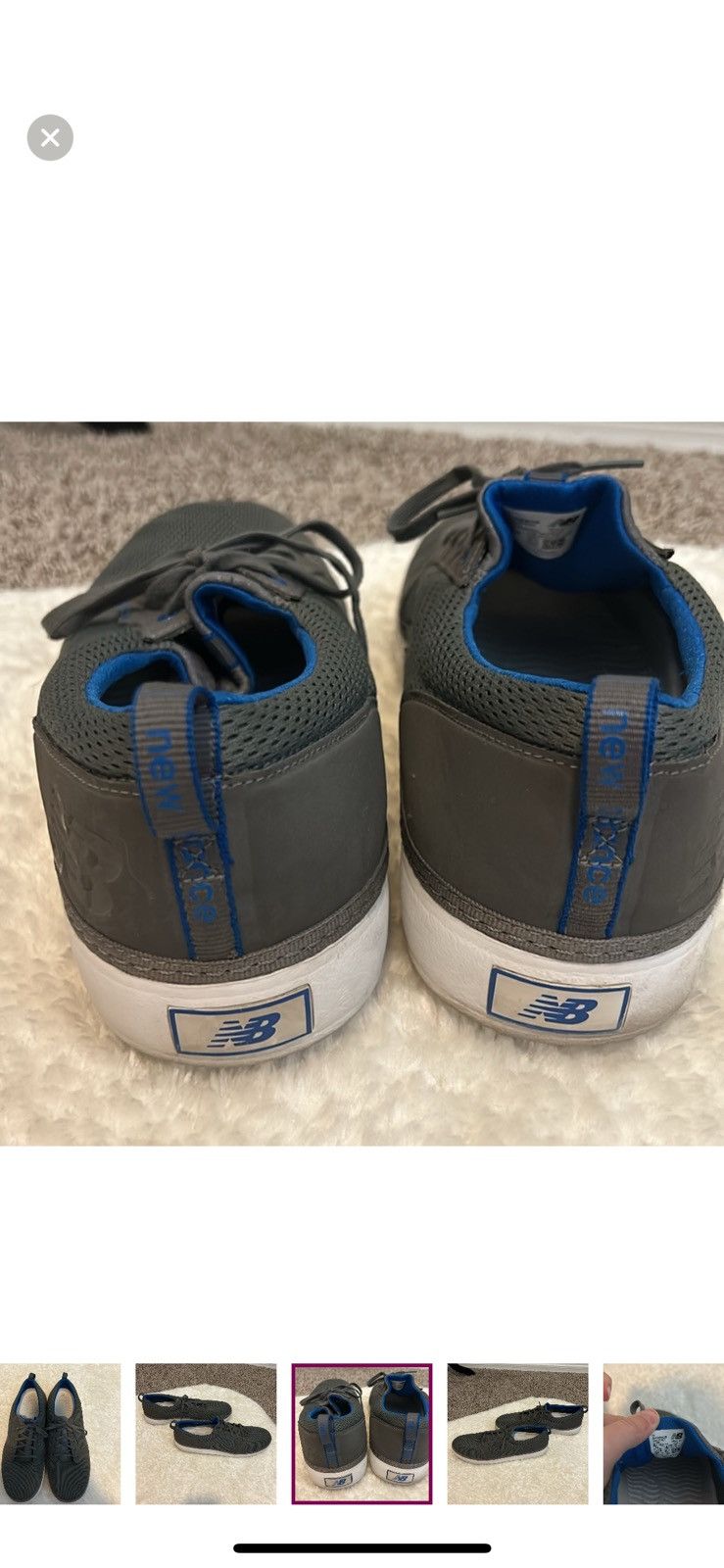 New Balance New balance men’s grey apres sneakers size 14 Size US 14 / EU 47 - 2 Thumbnail