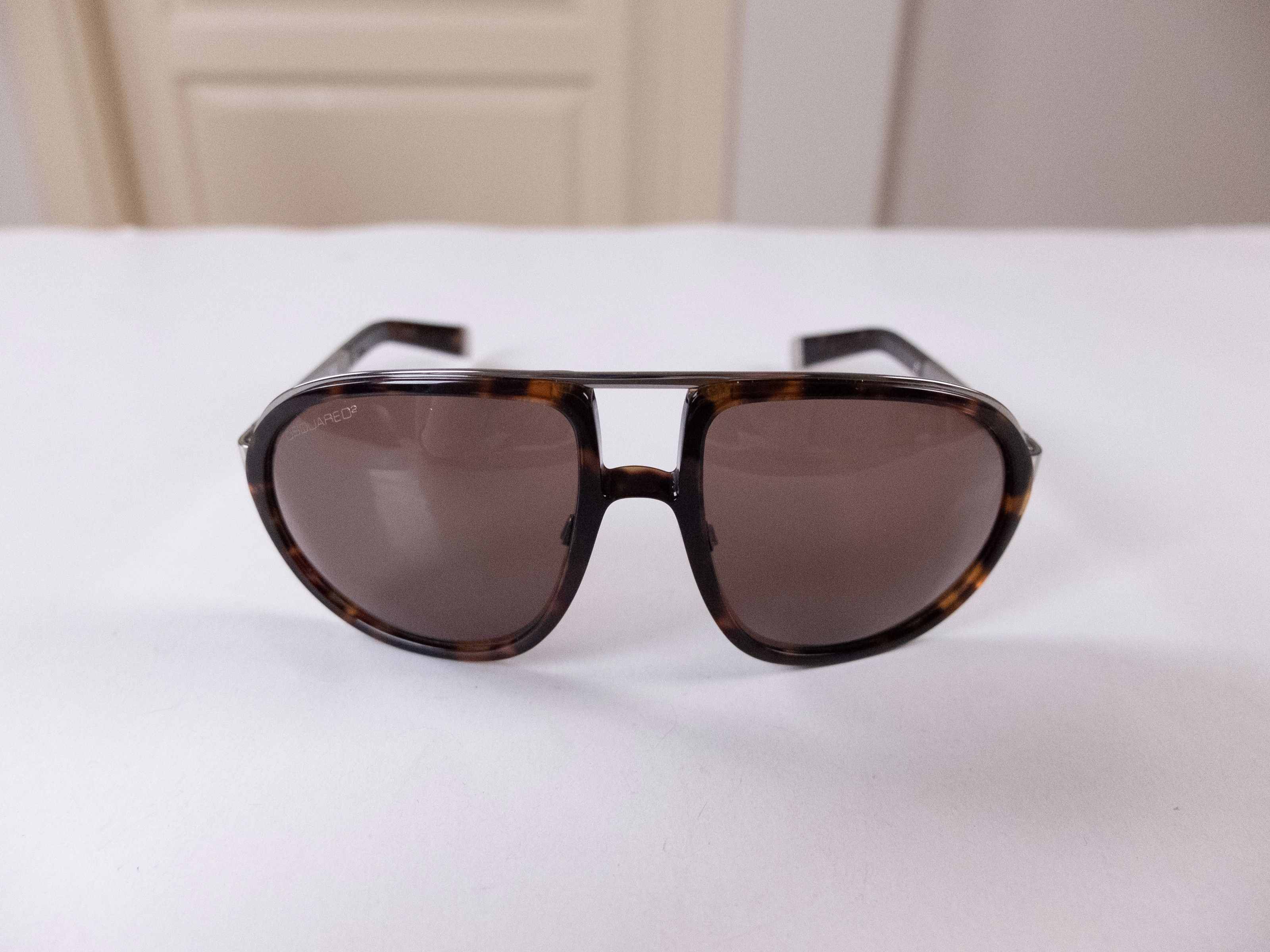 Dsquared2 DSQUARED2 brown acetate tortoise shell sunglasses authentic Size ONE SIZE - 2 Thumbnail