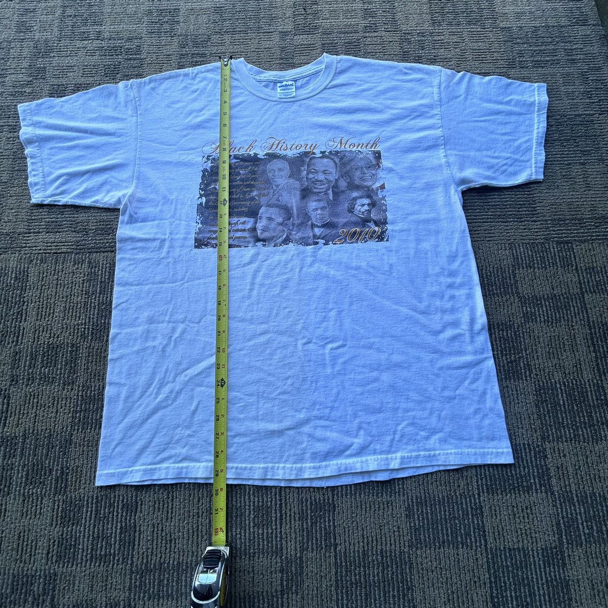 Vintage Early 2000’s Black History Month White T-shirt Size US XL / EU 56 / 4 - 6 Thumbnail