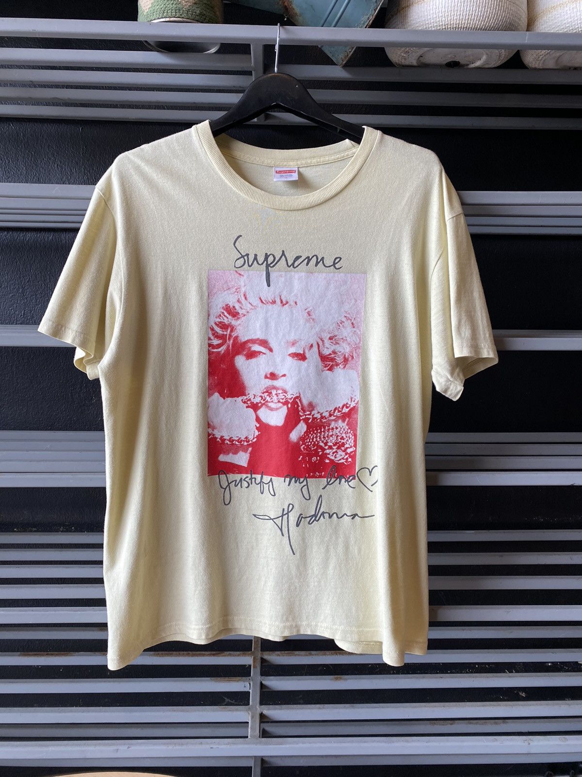 Supreme madonna t shirt online