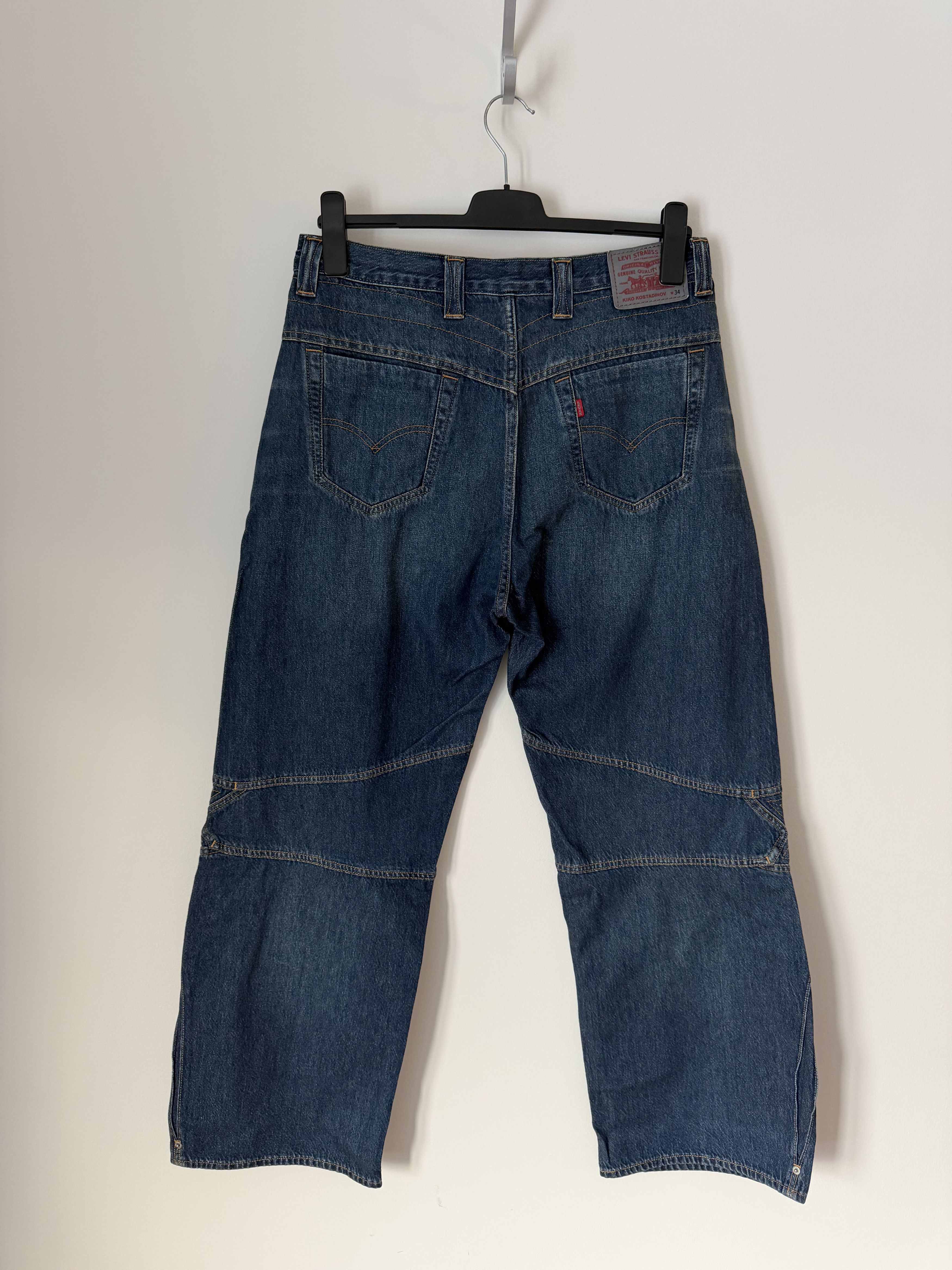 Kiko Kostadinov × Levi's Kiko Kostadinov Levi's Baggy Jeans in Indigo Blue Size US 34 / EU 50 - 5 Thumbnail