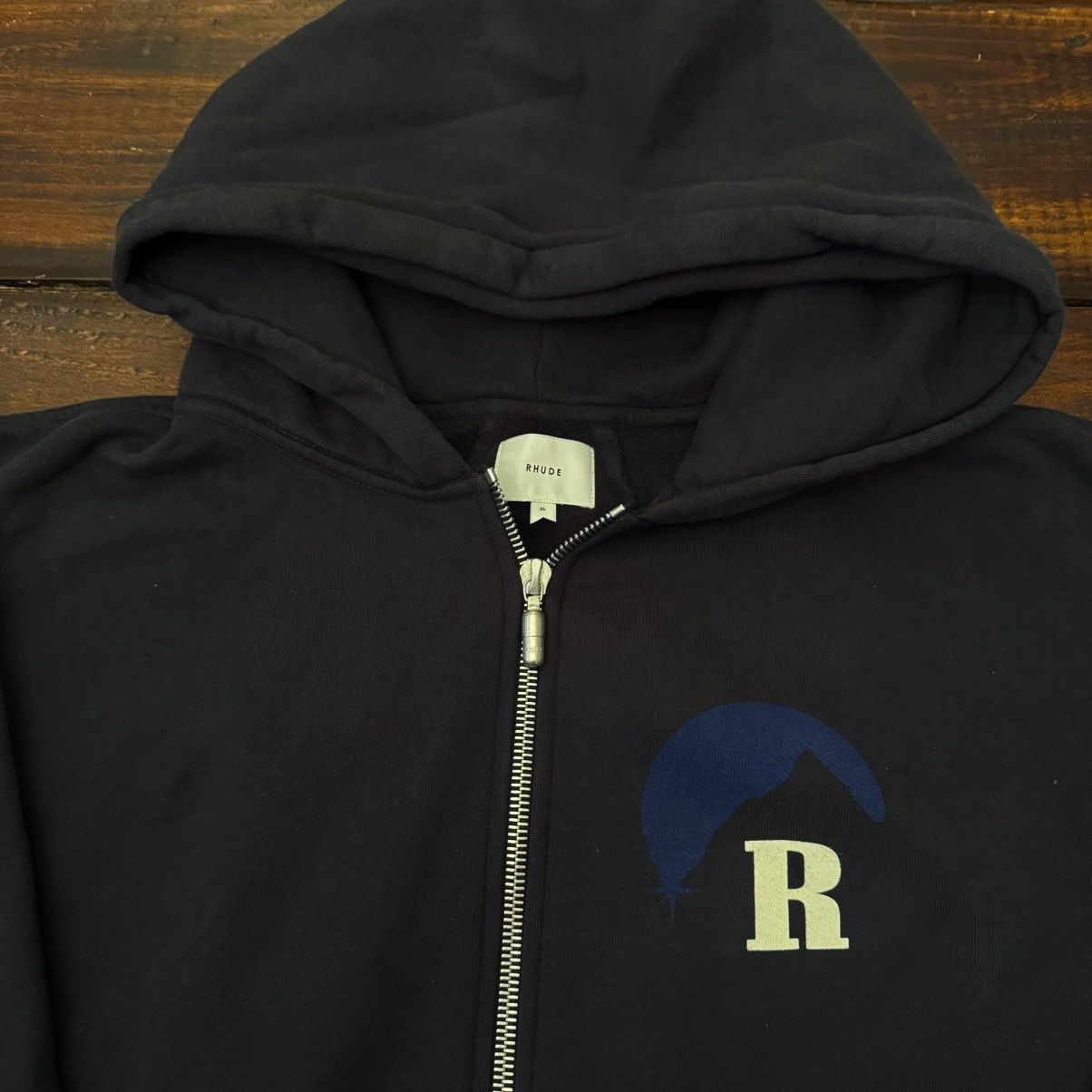 Rhude Rhude Moonlight Zip Up Hoodie Size US XL / EU 56 / 4 - 4 Thumbnail