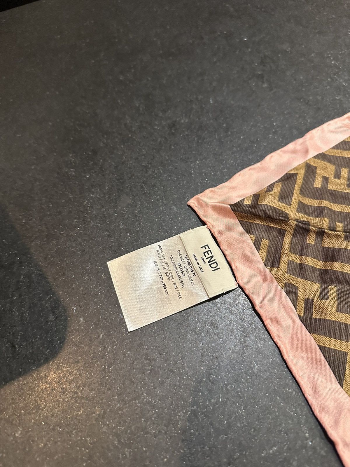 Fendi Fendi monogram scarf Size ONE SIZE - 4 Thumbnail