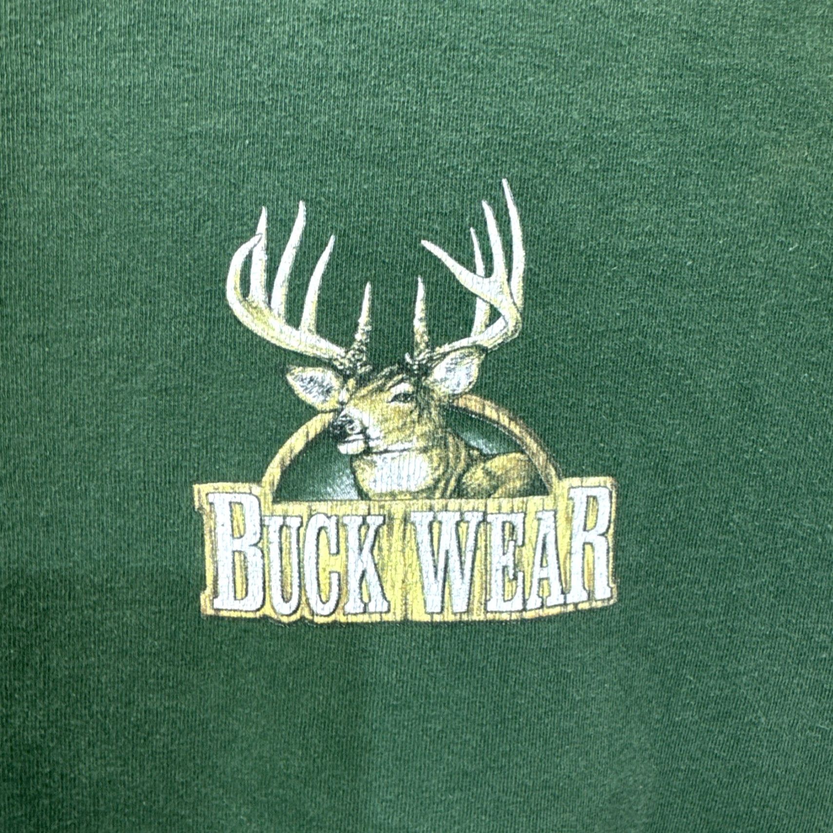 Ikea VINTAGE Buck Wear T-Shirt Adult Large Hunting Deer Outdoors Green Y2K Mens Size US L / EU 52-54 / 3 - 3 Thumbnail
