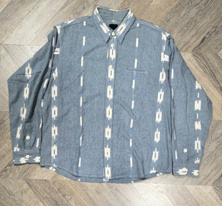 image of Visvim 19Ss Ict Handyman Shirt in Blue, Men's (Size Large)