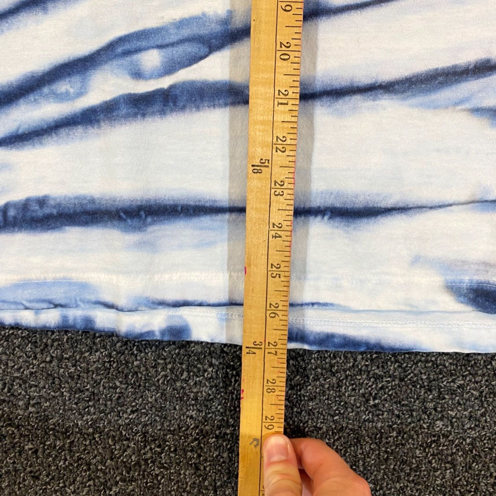 Vintage VINTAGE Garfield Shirt Men XL OSFM Blue White Tie Dye Bad Catitude Tee Short Sleeve 1978 Size US XL / EU 56 / 4 - 7 Thumbnail