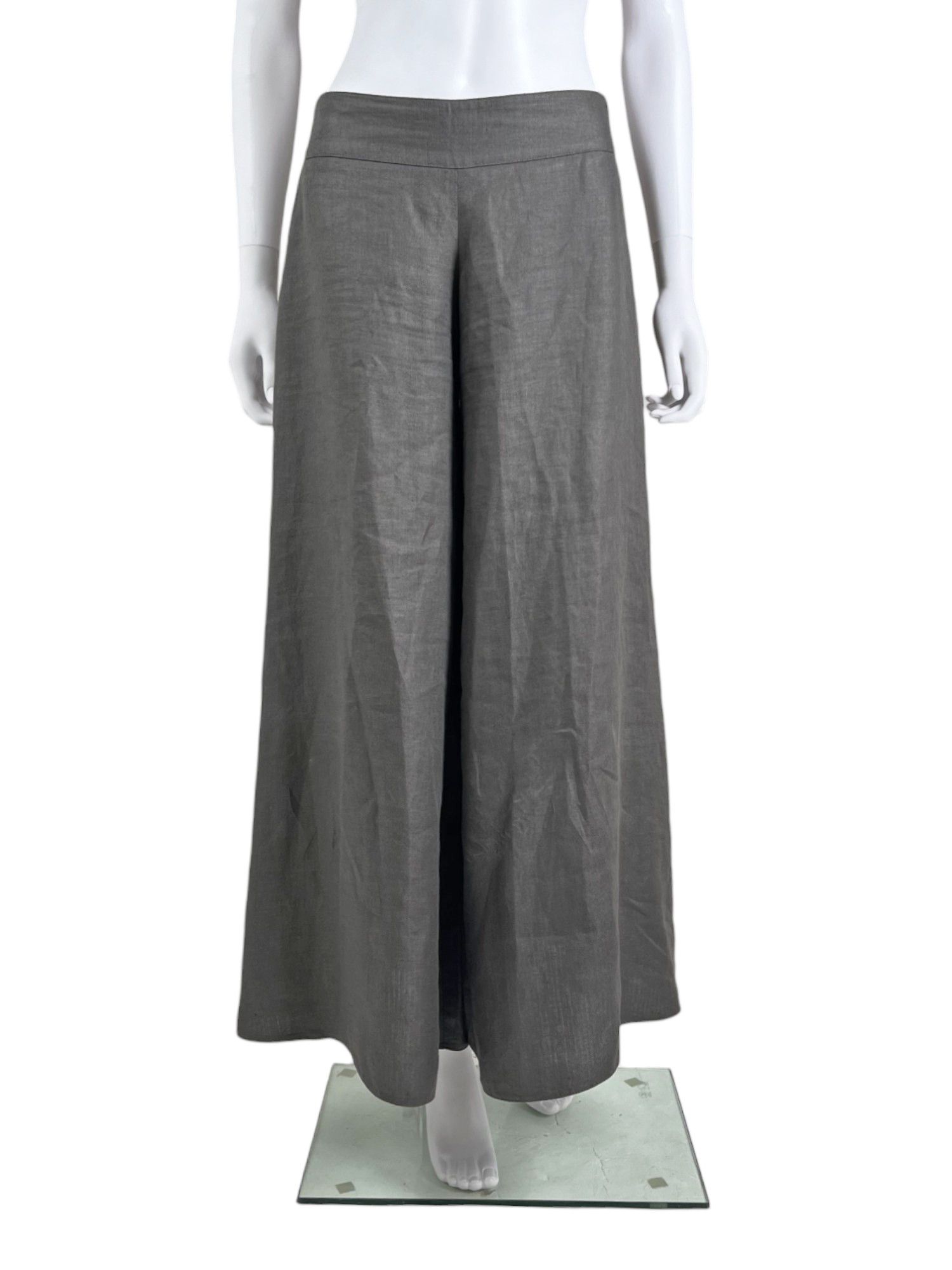 Emporio Armani F/W 2008 Grey Wide Pants Size 26" / US 2 / IT 38 - 1 Thumbnail