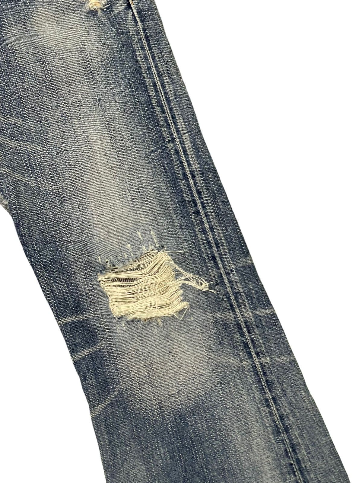 Edwin Flare Jeans Edwin Japan Distress Low Rise Boot Cut 6🟦3 Size US 29 - 7 Thumbnail