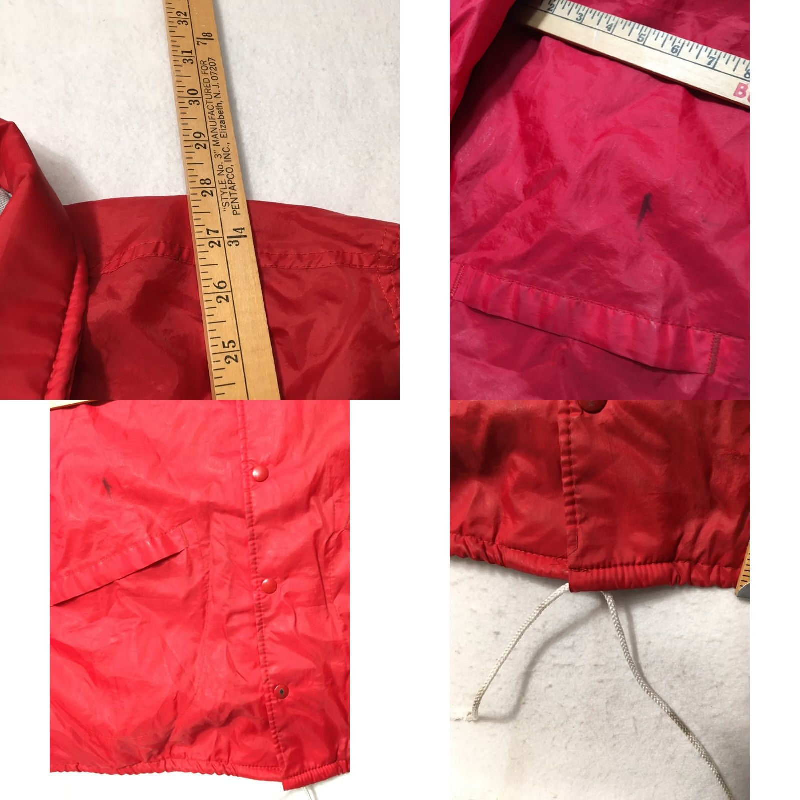 Dunbrooke VINTAGE Dunbrooke Pla-Jac Jacket Mens L Red Windbreaker USA Solid Size US L / EU 52-54 / 3 - 8 Thumbnail