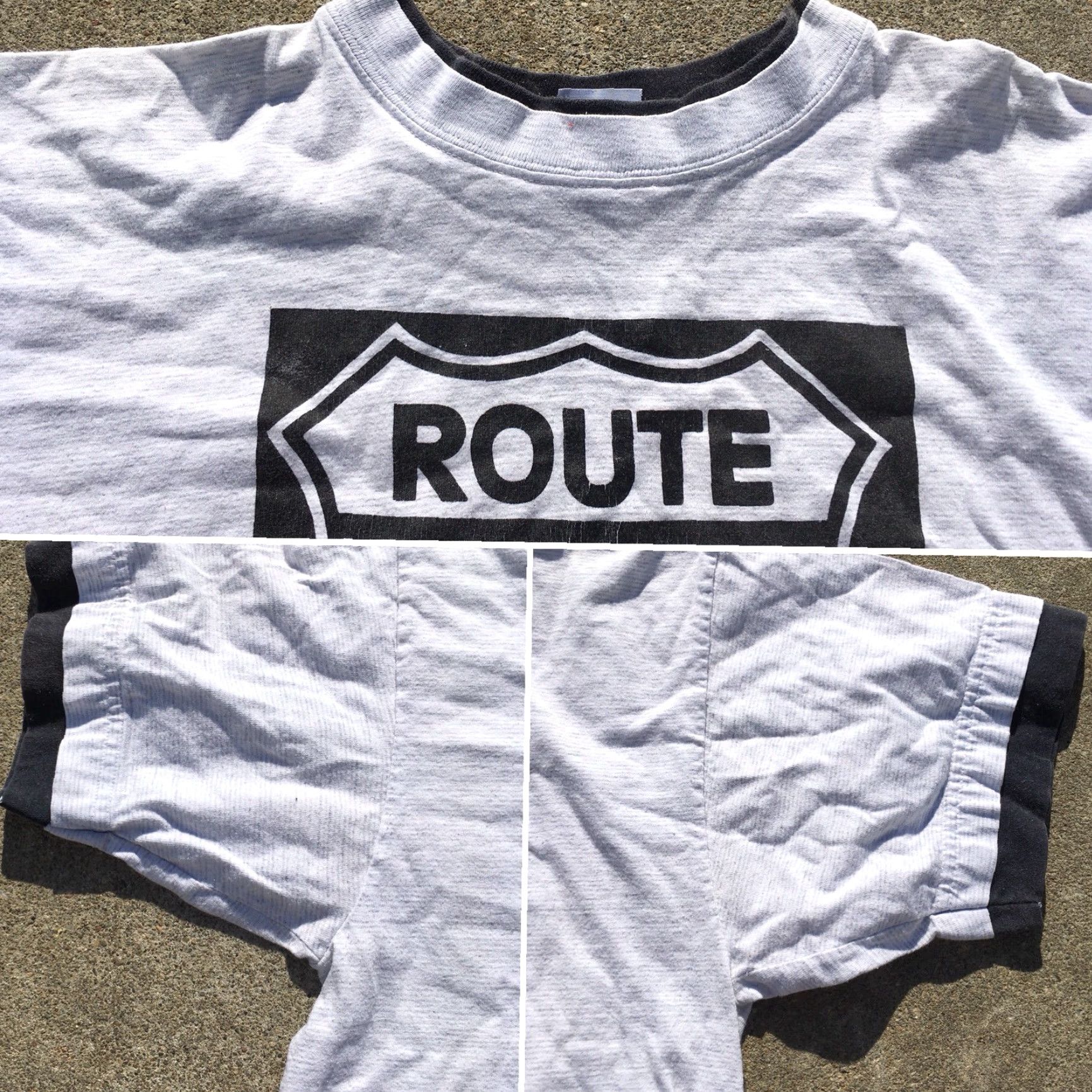 Route 66 VINTAGE Route 66 Get Your Kicks On Route 66 Oklahoma T Shirt USA Made Size L Gray Mens 1990s Graphic Tee US Made Size US L / EU 52-54 / 3 - 6 Thumbnail