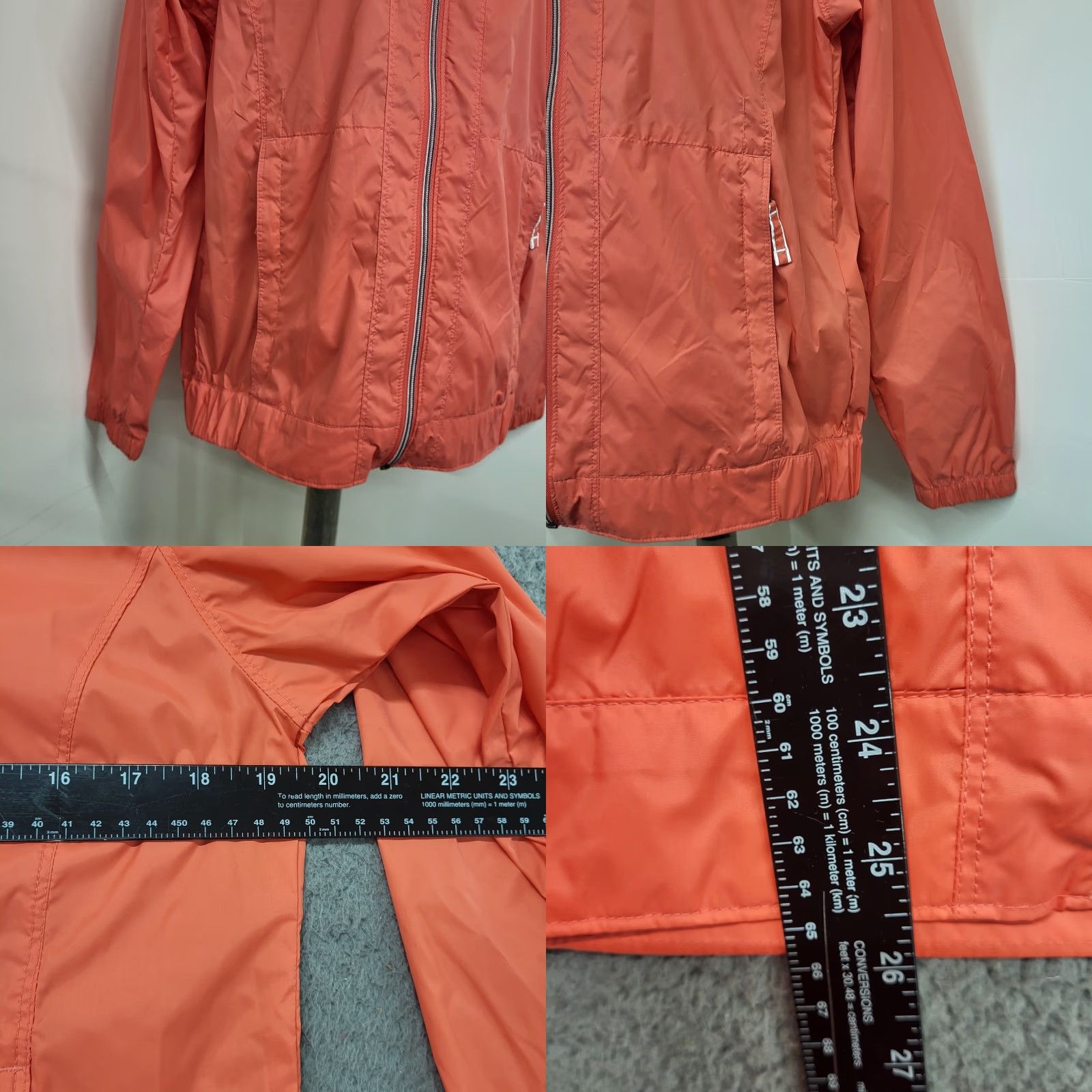 Rains Columbia Jacket Women's Small Coral Hooded Rain Suit Outdoor Hiking School Windbreaker Size S / US 4 / IT 40 - 8 Thumbnail