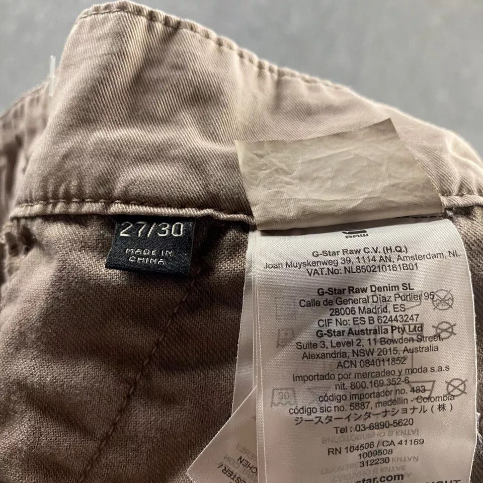 G-Star G Star Raw Pants Women's 27x30 Army City Mid Rise Boyfriend Size 27" / US 4 / IT 40 - 10 Thumbnail