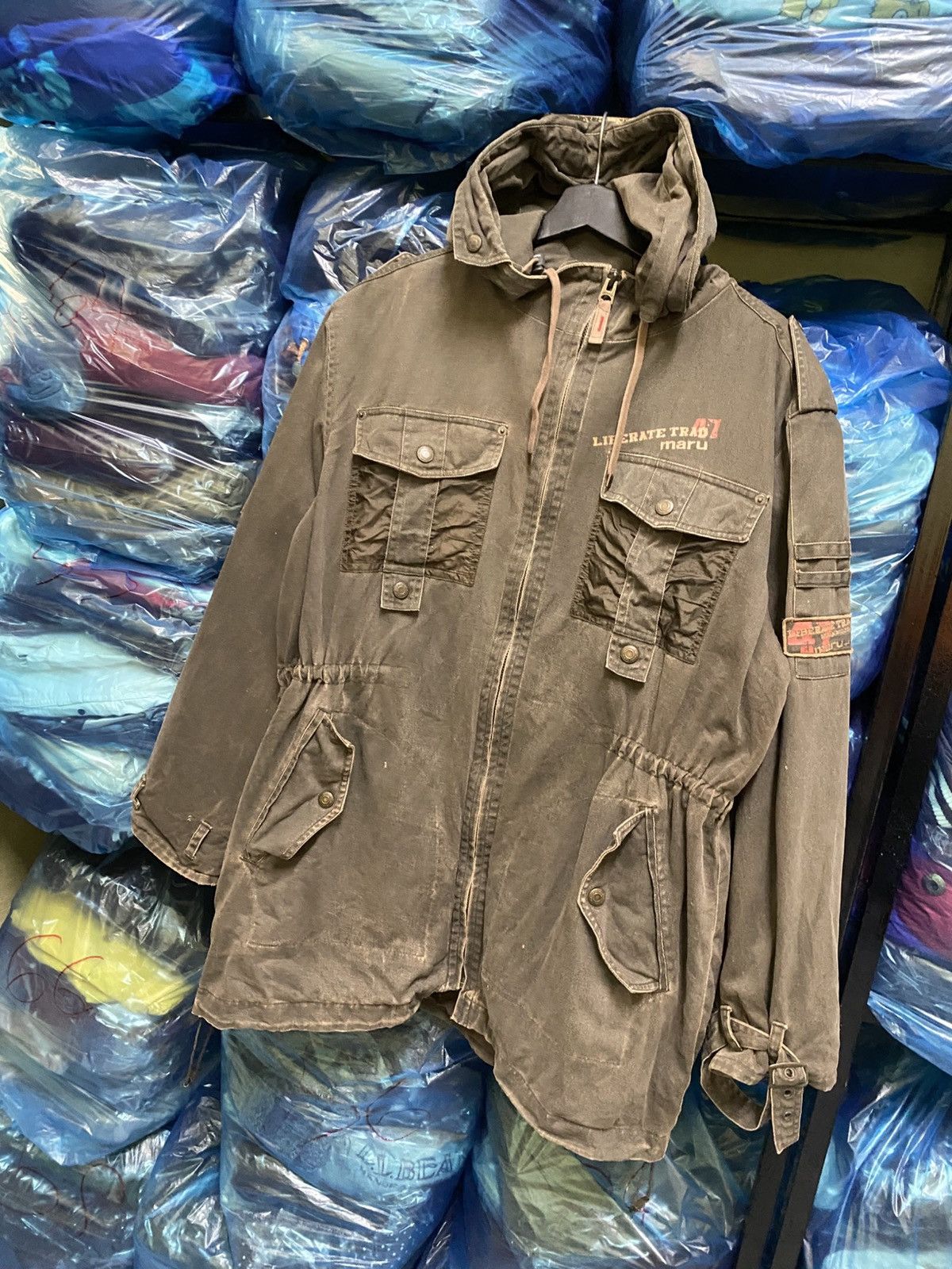 Japanese Brand VINTAGE 90S MARU WORKWEAR PARKA JACKET Size US XL / EU 56 / 4 - 2 Thumbnail