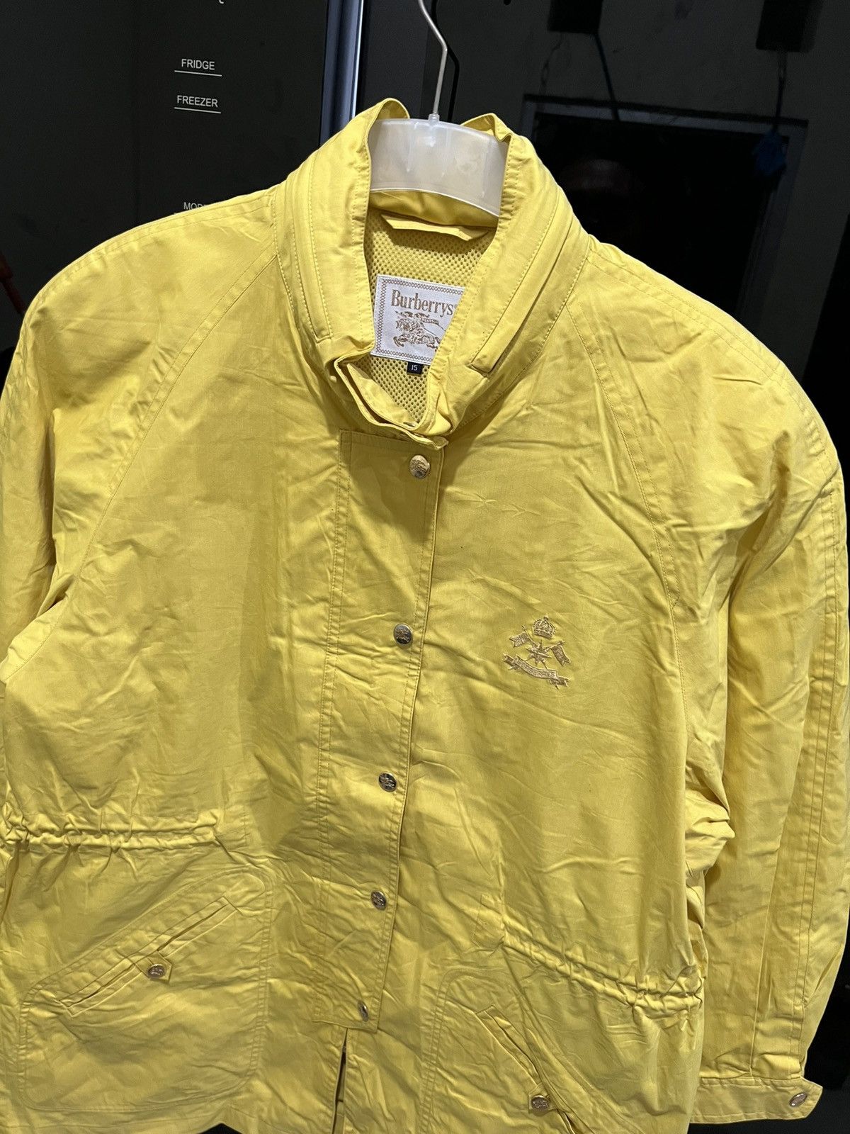 Burberry × Burberry Prorsum × Vintage Vintage 90s Burberrys Lightweight Coat Yellow Size US M / EU 48-50 / 2 - 1 Thumbnail