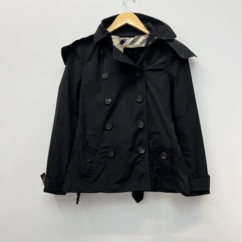 Burberry Burberry Women's Black Polyurethane Trench Coat Size M / US 6-8 / IT 42-44 - 1 Thumbnail
