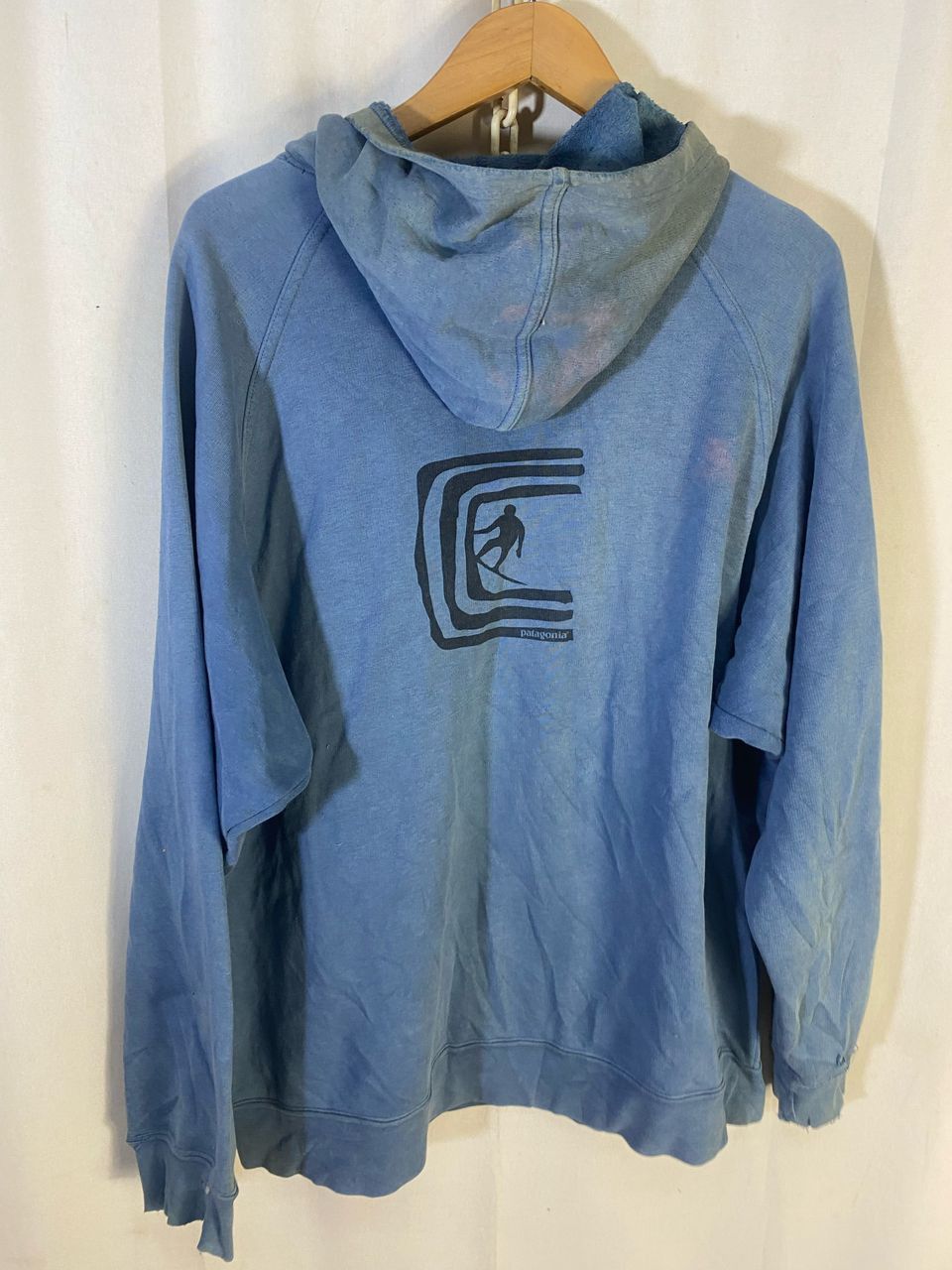 Patagonia × Vintage Vintage Patagonia distressed hoodie Size US L / EU 52-54 / 3 - 10 Thumbnail
