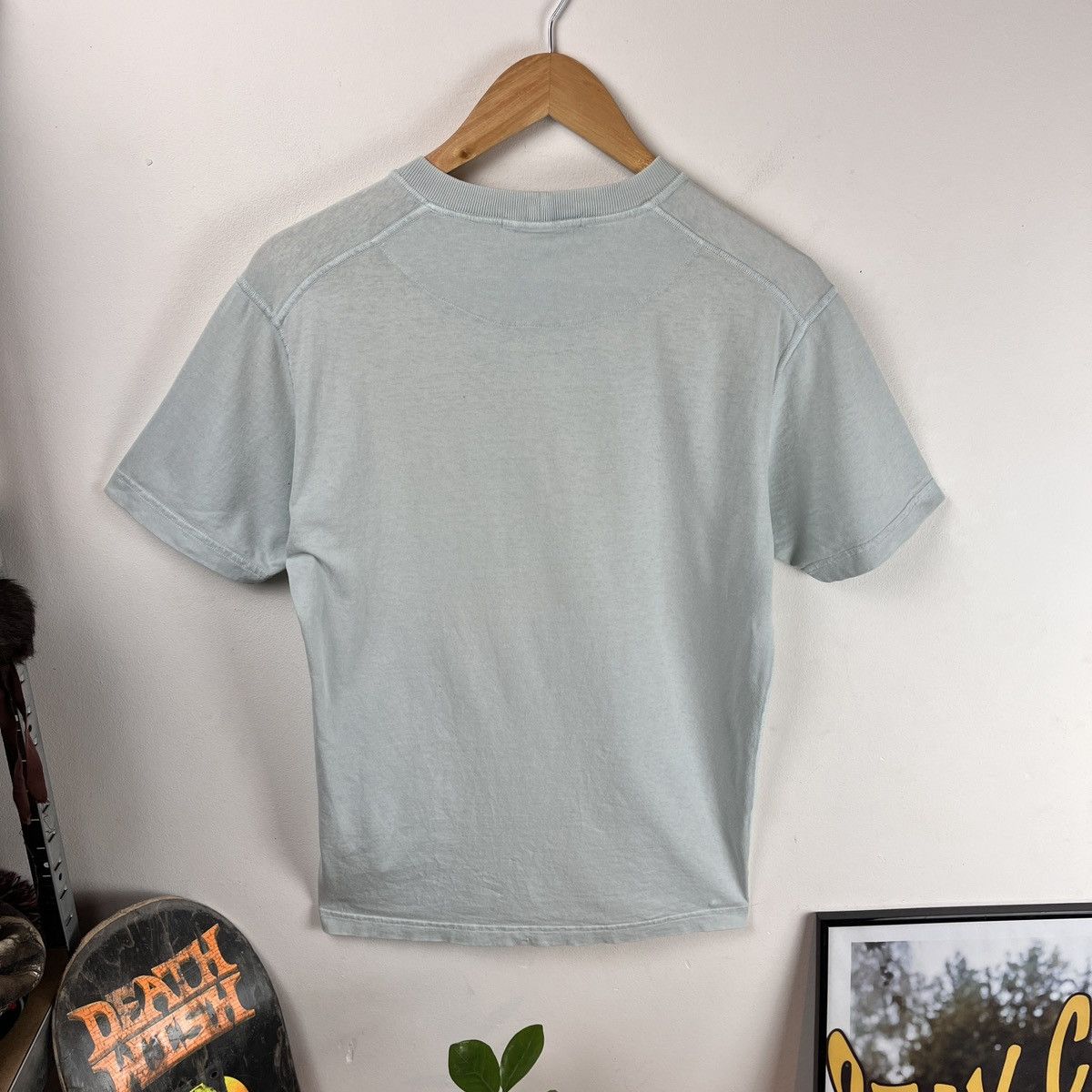 Massimo Osti Stone Island Patch Program T-shirt Mint Green Vintage Casual Size US S / EU 44-46 / 1 - 2 Thumbnail