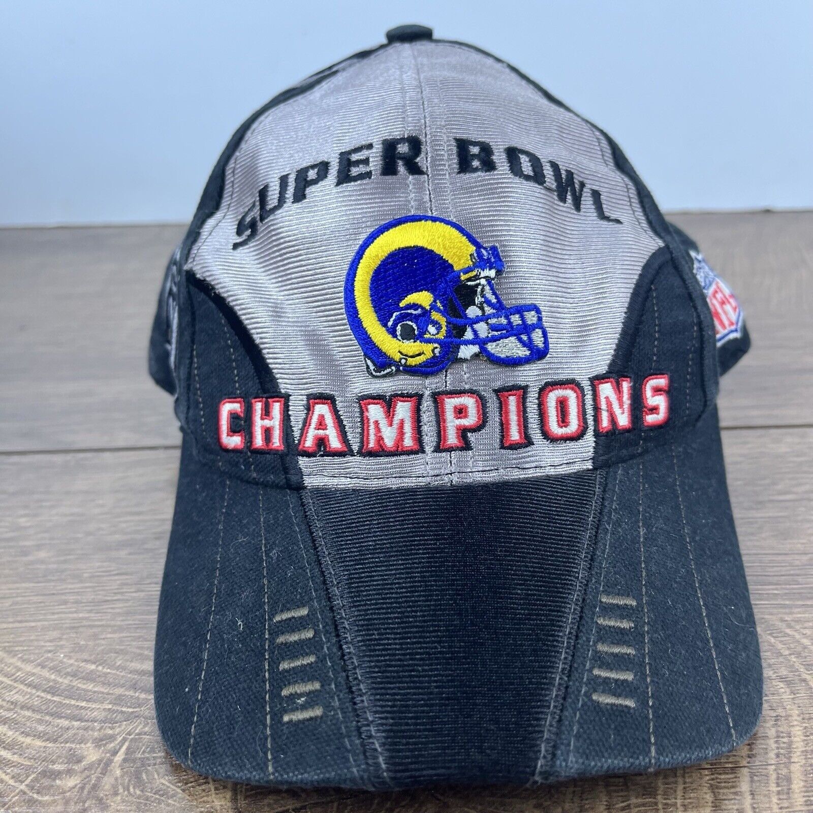 Other Vintage St. Louis Rams Hat Gray Cap Adjustable Gray Super Bo Size ONE SIZE - 2 Thumbnail