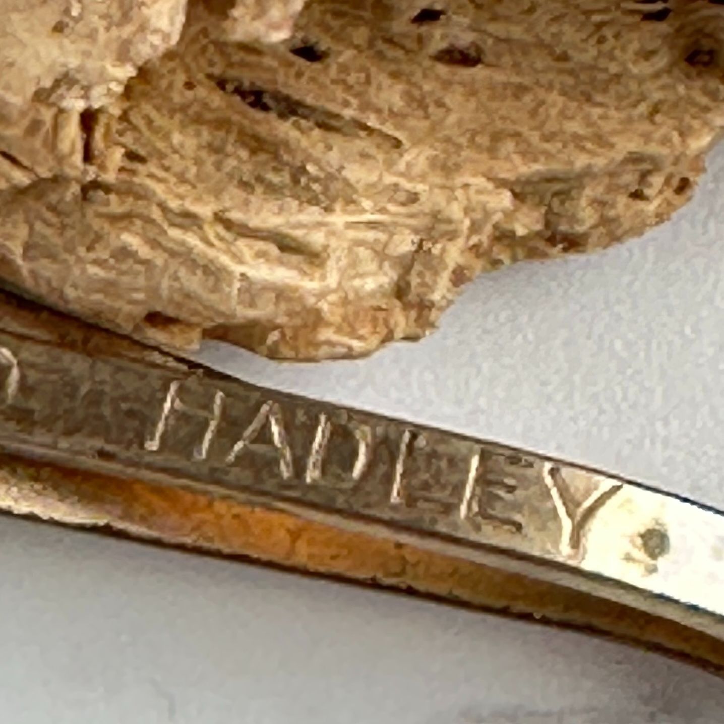 Vintage Vintage Tie Clip – Hadley – Red Glass Ends – Gold Size ONE SIZE - 5 Thumbnail