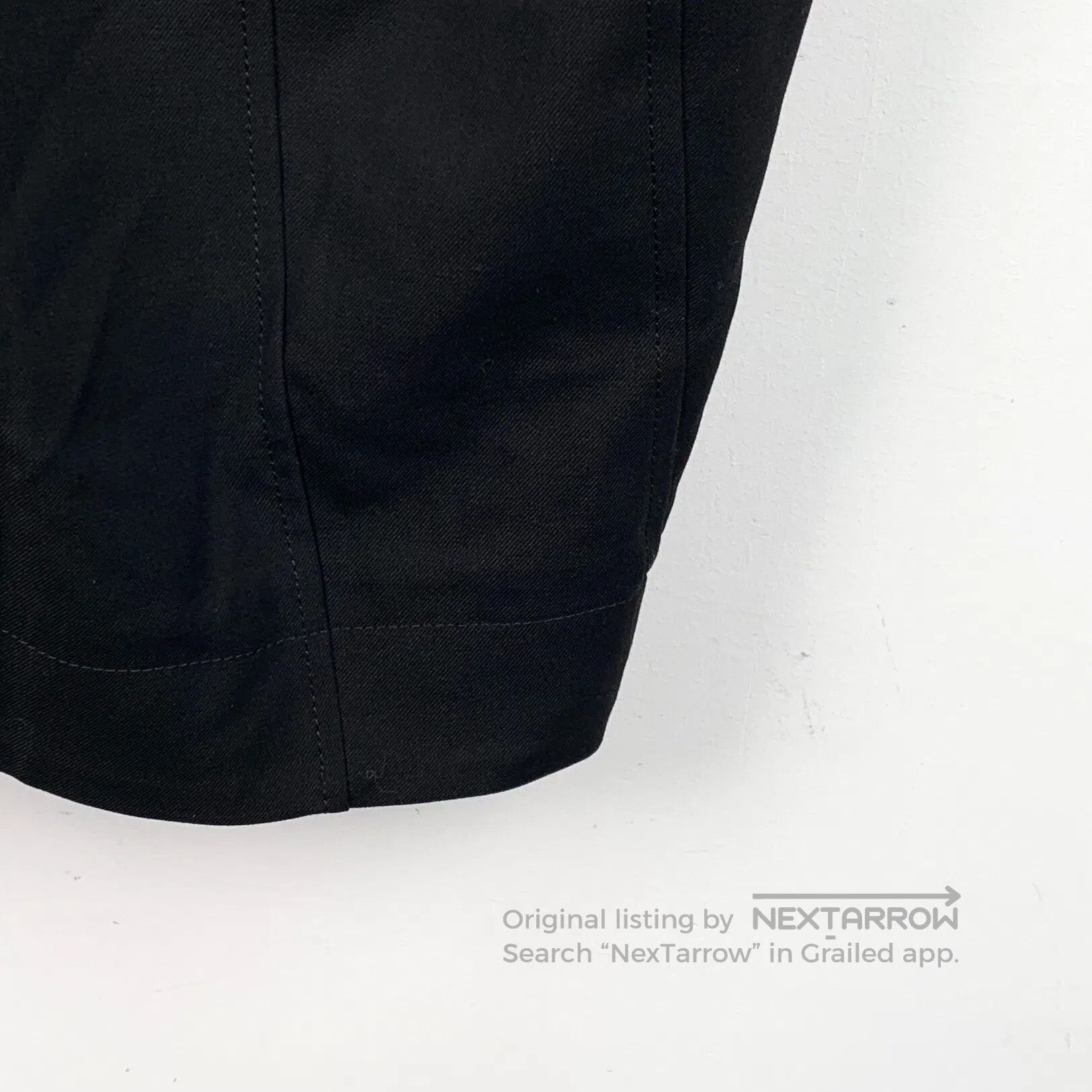 Bottega Veneta Bottega Veneta Black wool casual wide-leg long pants| Size US 40 / EU 56 - 4 Thumbnail