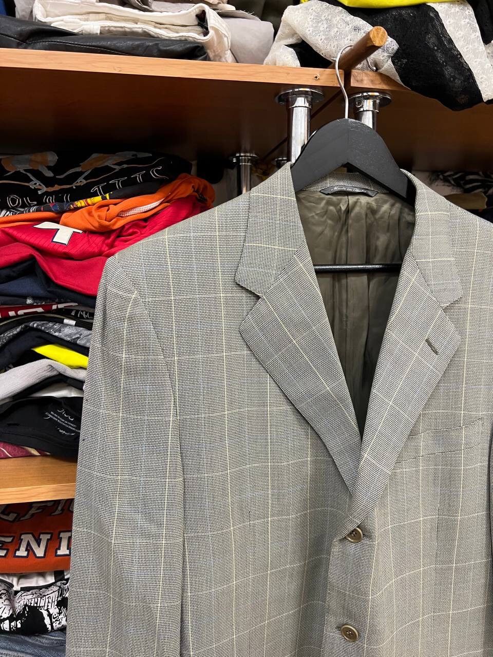 Canali × Vintage Canali Italian Avant Garde Archival Blazer Size 52R - 2 Thumbnail