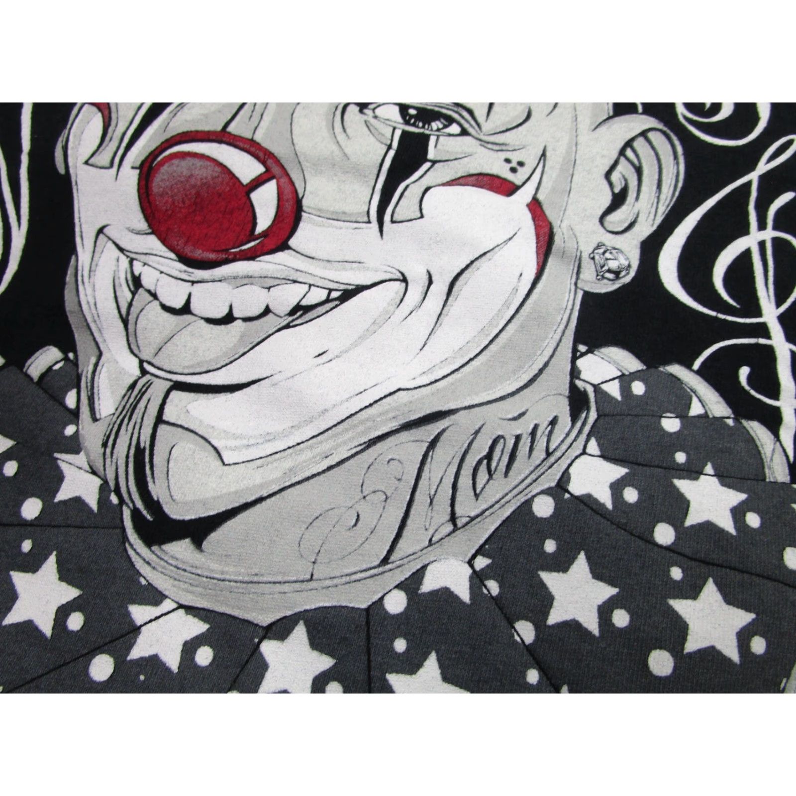 Vintage VINTAGE Joker Graphic T-Shirt Mens XL Black 90s Gangster Chicano Lowrider Mens Size US XL / EU 56 / 4 - 4 Thumbnail