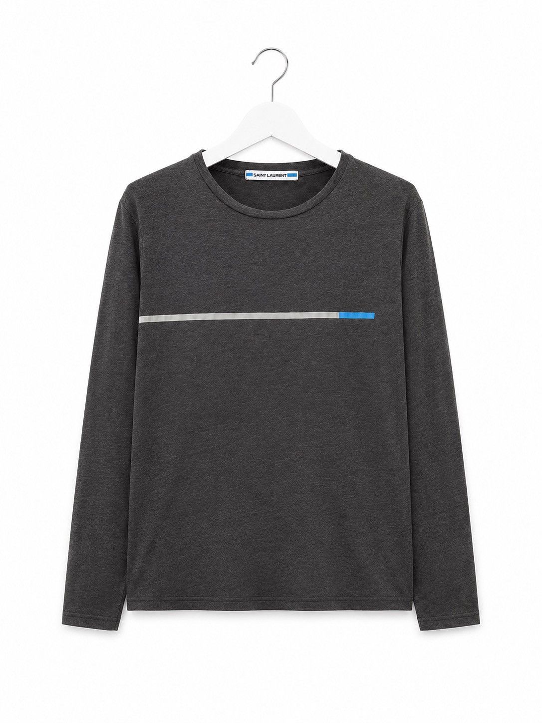 Saint Laurent Paris Saint Laurent Long Sleeve T-Shirt – Designer Luxury Tee Size US M / EU 48-50 / 2 - 1 Thumbnail