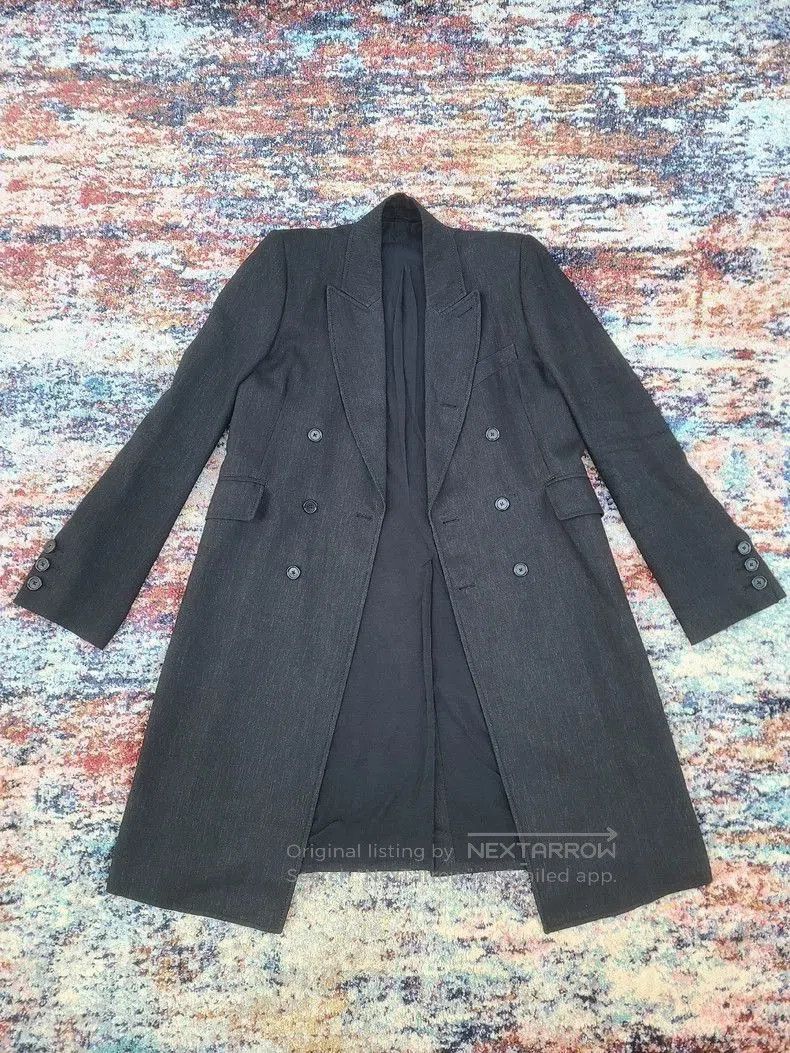 Ann Demeulemeester Men's Linen Coat.
