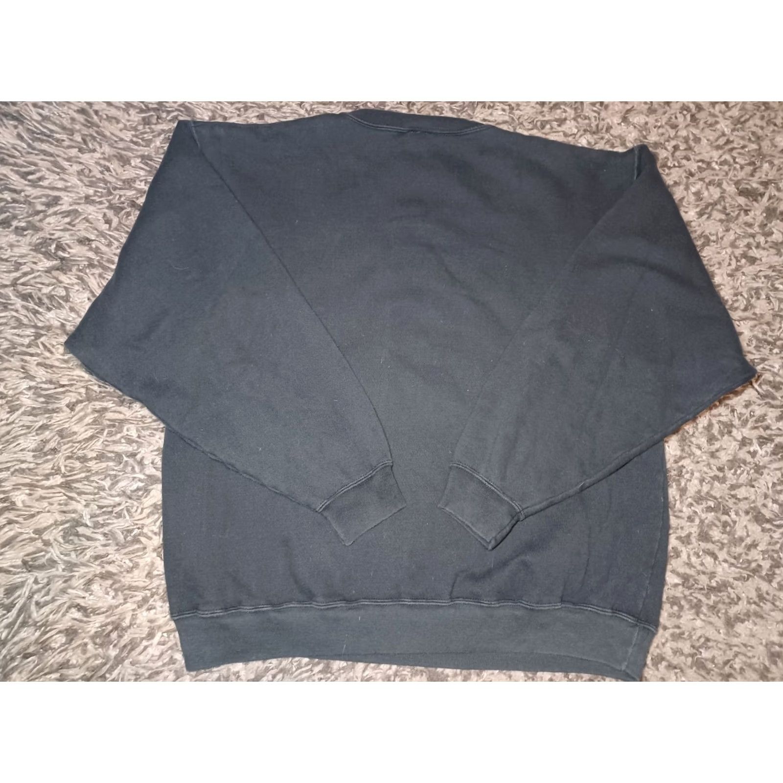 Vintage VINTAGE Wolf Pack Howling Graphic Crewneck Sweatshirt Nature Black XL Shirt Unisex Adults Men Women Size US XL / EU 56 / 4 - 4 Thumbnail