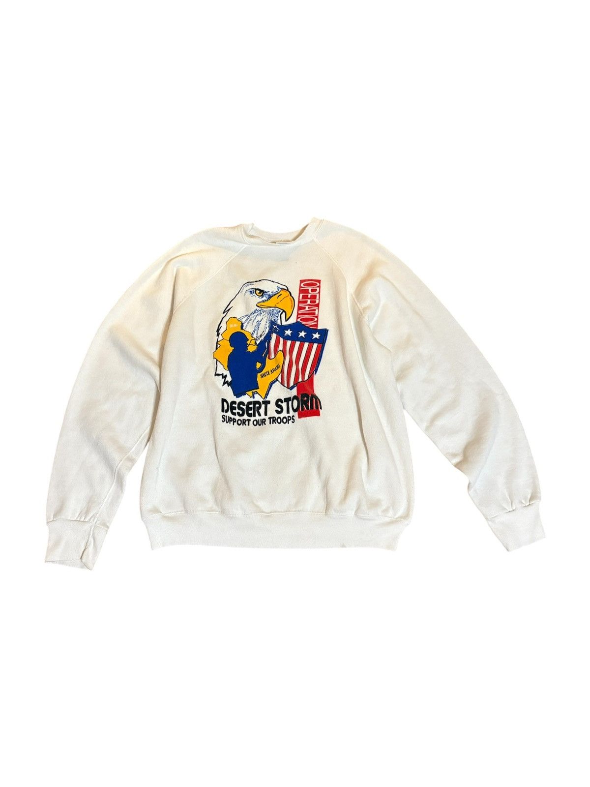 Vintage 1990 operation desert storm sweatshirt Size US XL / EU 56 / 4 - 1 Thumbnail