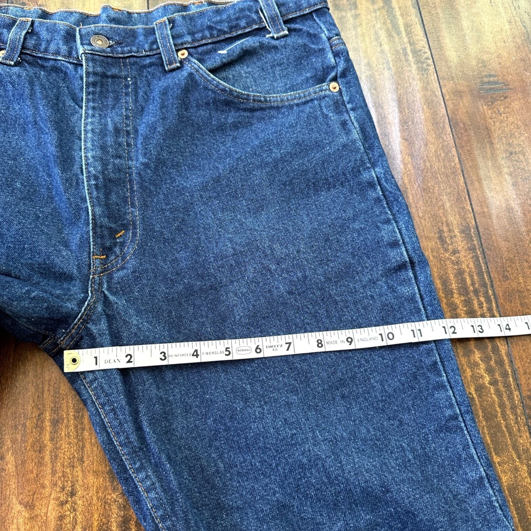Levi's VINTAGE Levi's 517 Jeans Bootcut Mens 36x33 34x29 Blue Denim 80s USA Orange Tab Size US 36 / EU 52 - 5 Thumbnail