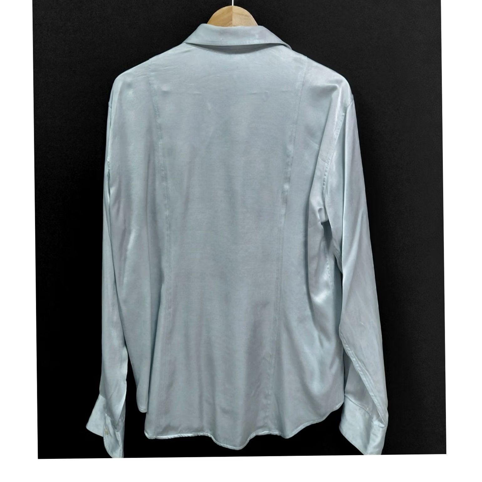 Vintage Moschino Button-Up Shirt Blue Men Size 16/41 Italy Size US M / EU 48-50 / 2 - 2 Thumbnail