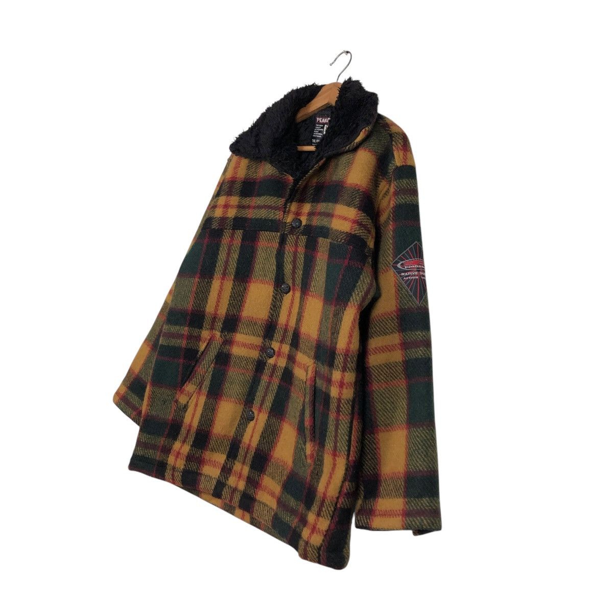 Japanese Brand 🔥VINTAGE WOOL CHORE JACKET PEAKABOO TARTAN ISSEY MIYAKE Size US L / EU 52-54 / 3 - 4 Thumbnail