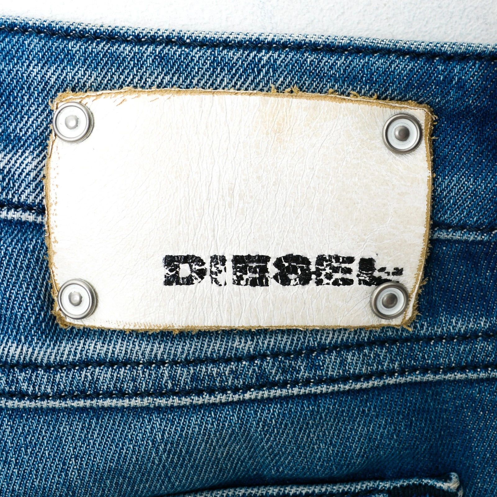 Diesel Industry Ronhary Women W25 L32 Straight Jeans Trousers Denim Size 25" / US 0 / IT 36 - 3 Thumbnail