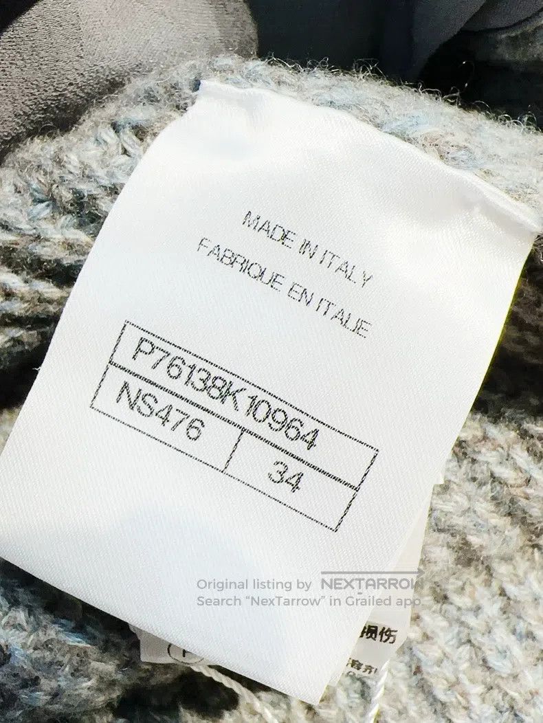 Chanel Chanel 23K gray pink brown mixed colour knitted cardigan c Size XXS / US 00 / IT 34 - 7 Thumbnail