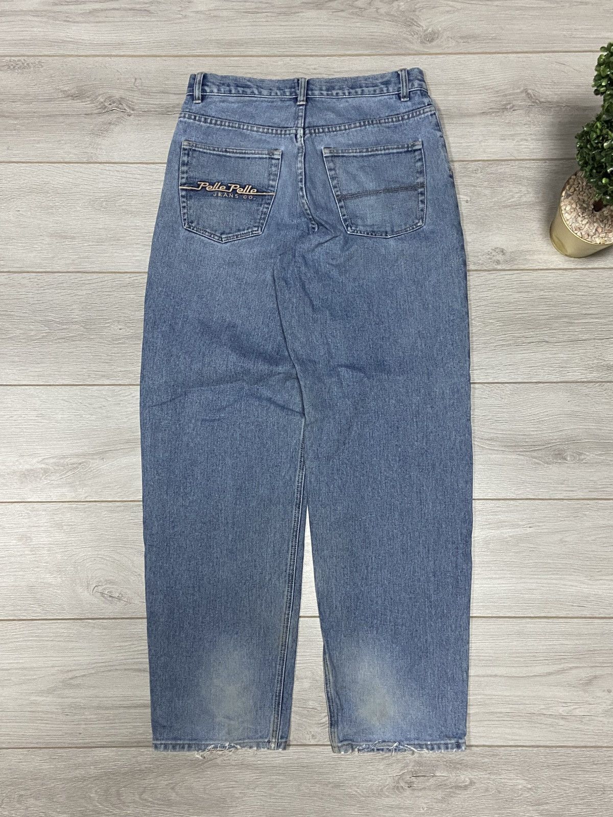 Pelle Pelle Pelle Pelle vintage wide jeans Size US 32 / EU 48 - 2 Thumbnail